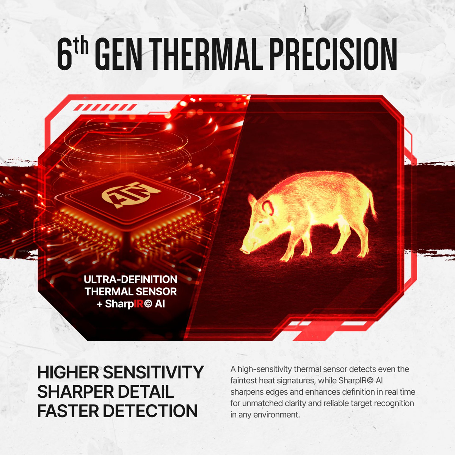 ThOR 6 Mini 3-24x 640X512 Res Compact Thermal Rifle Scope