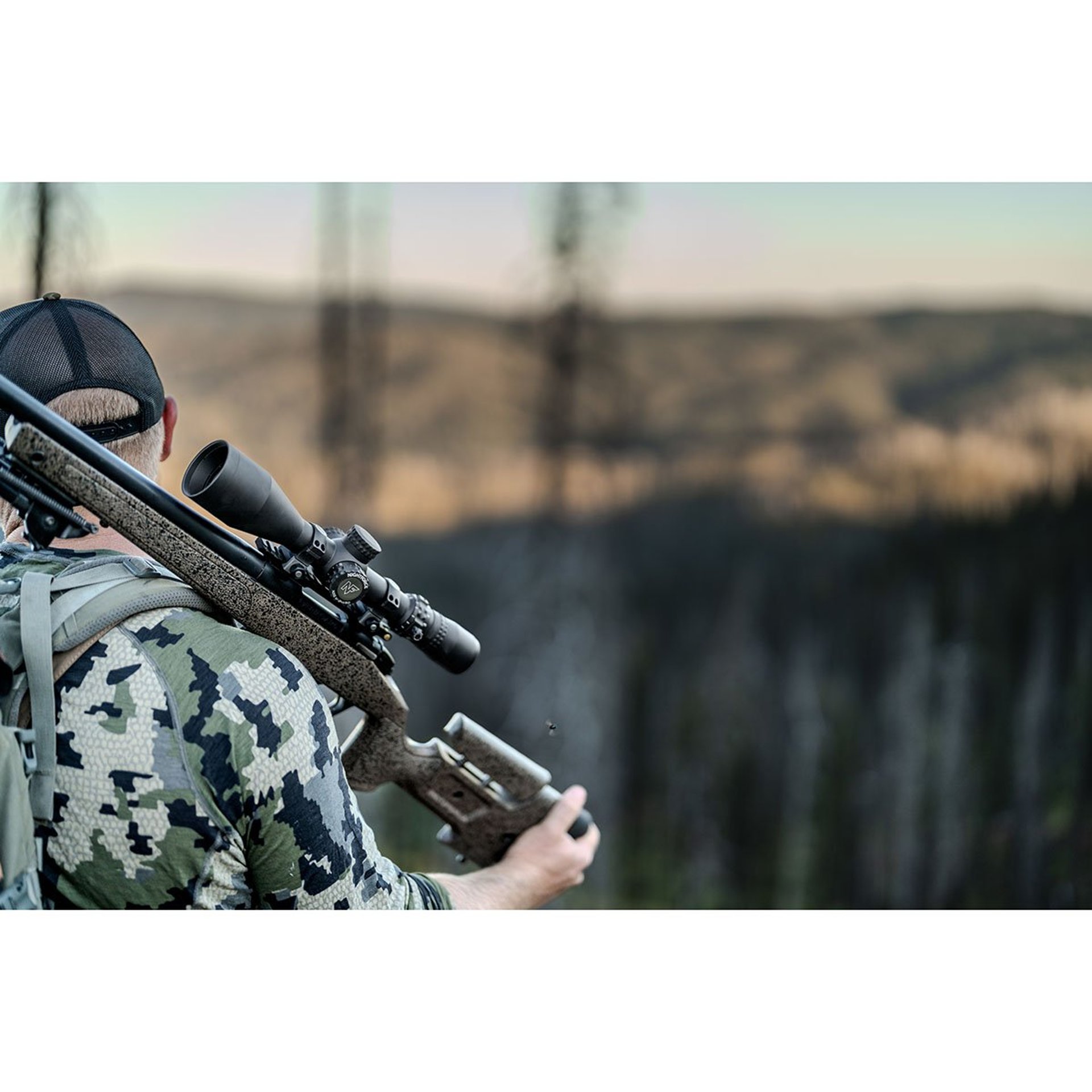 NX6 4-24x50mm SFP Illuminated MOAR Reticle Black