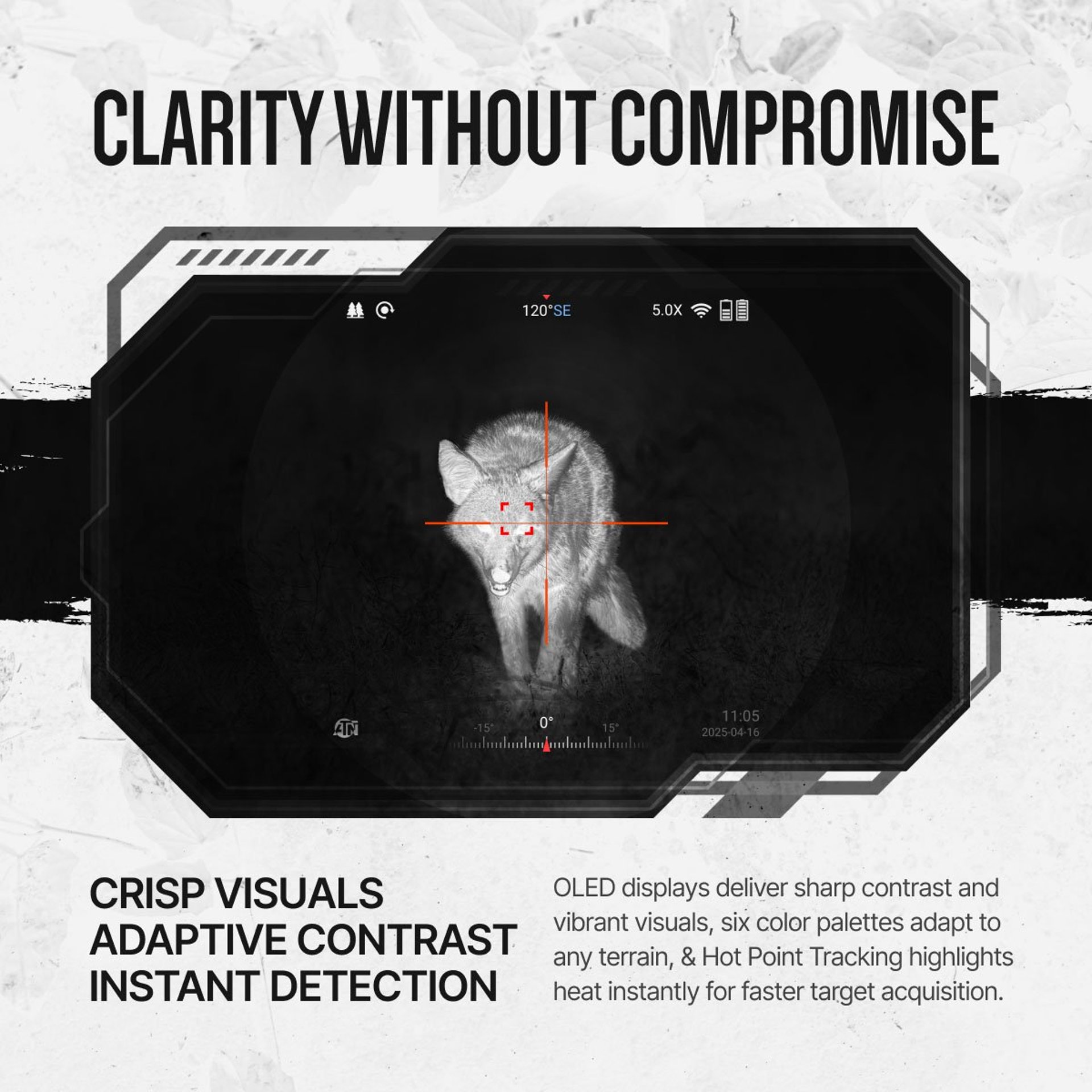 ThOR 6 Mini 3-24x 640X512 Res Compact Thermal Rifle Scope