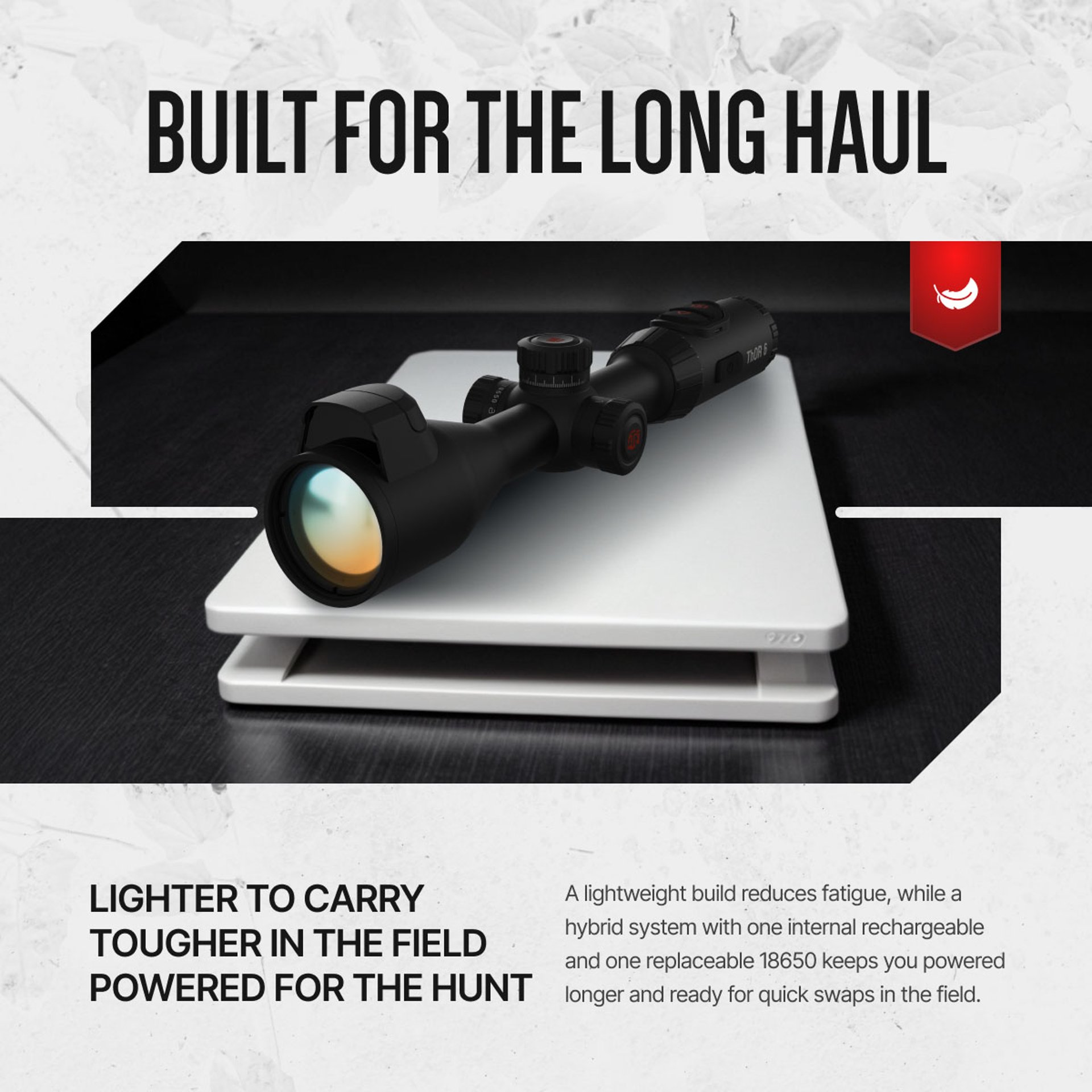 Elite 3-24x 640x512 Res Thermal Rifle Scope w/Laser