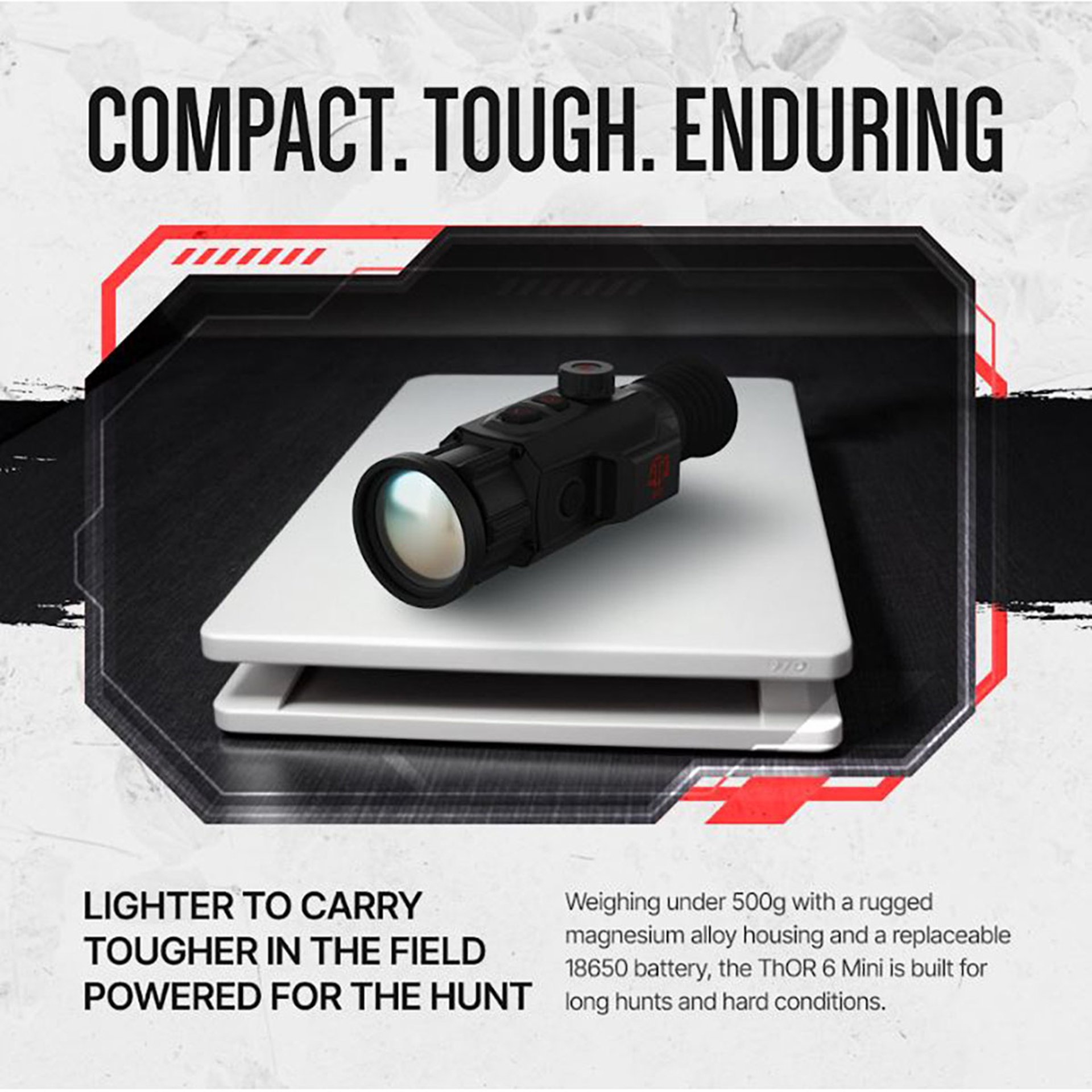 ThOR 6 Mini 2.5-20x 384×288 Res Compact Thermal Rifle Scope