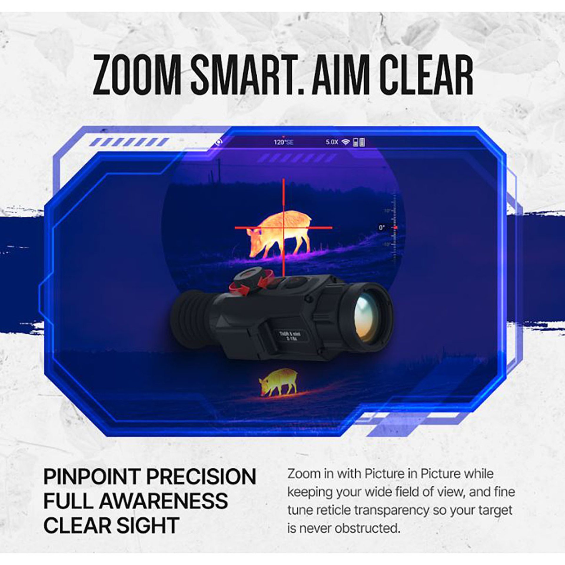 ThOR 6 Mini 2-16x 640X512 Res Compact Thermal Rifle Scope