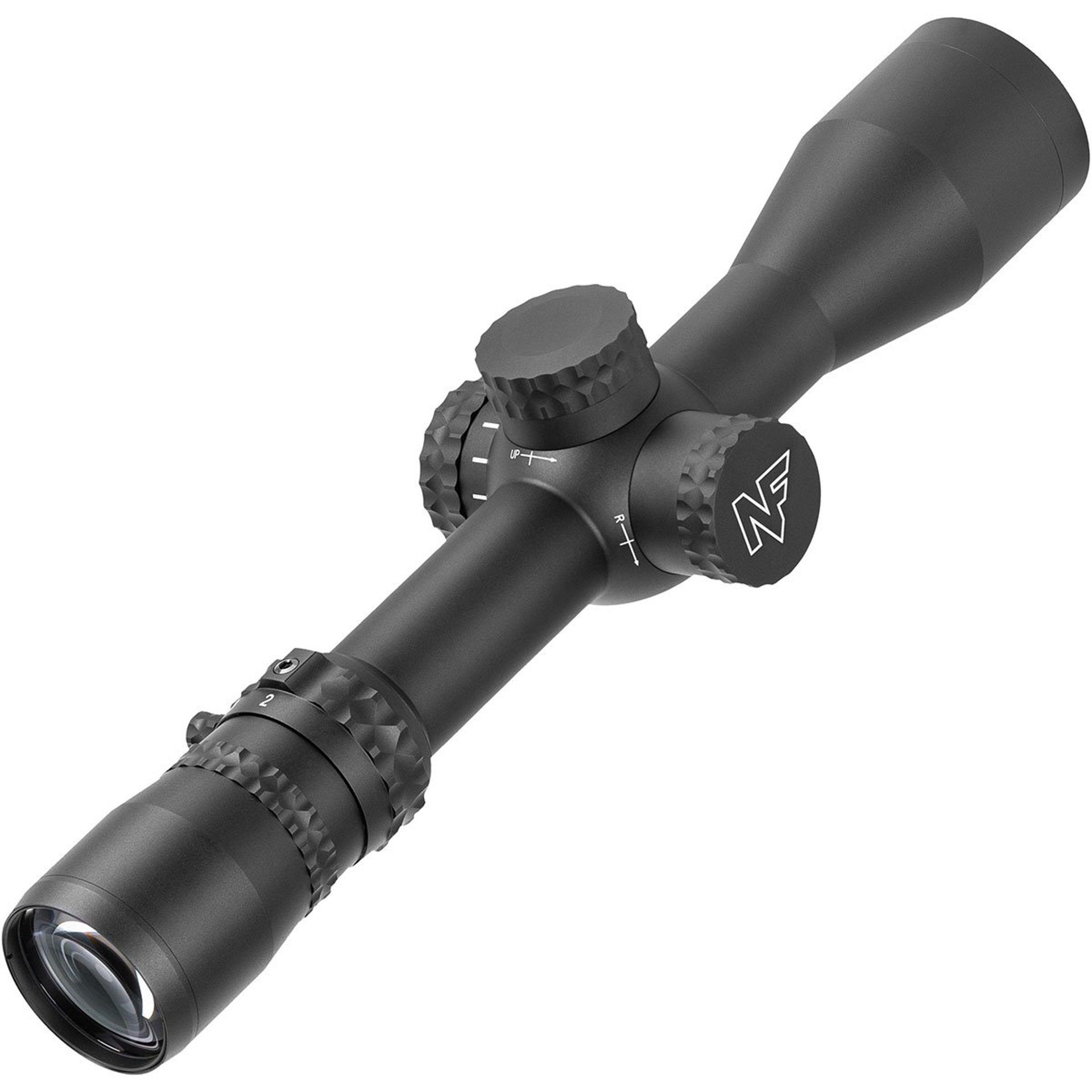 NX6 2-12x42mm SFP Illuminated MOAR Reticle Black