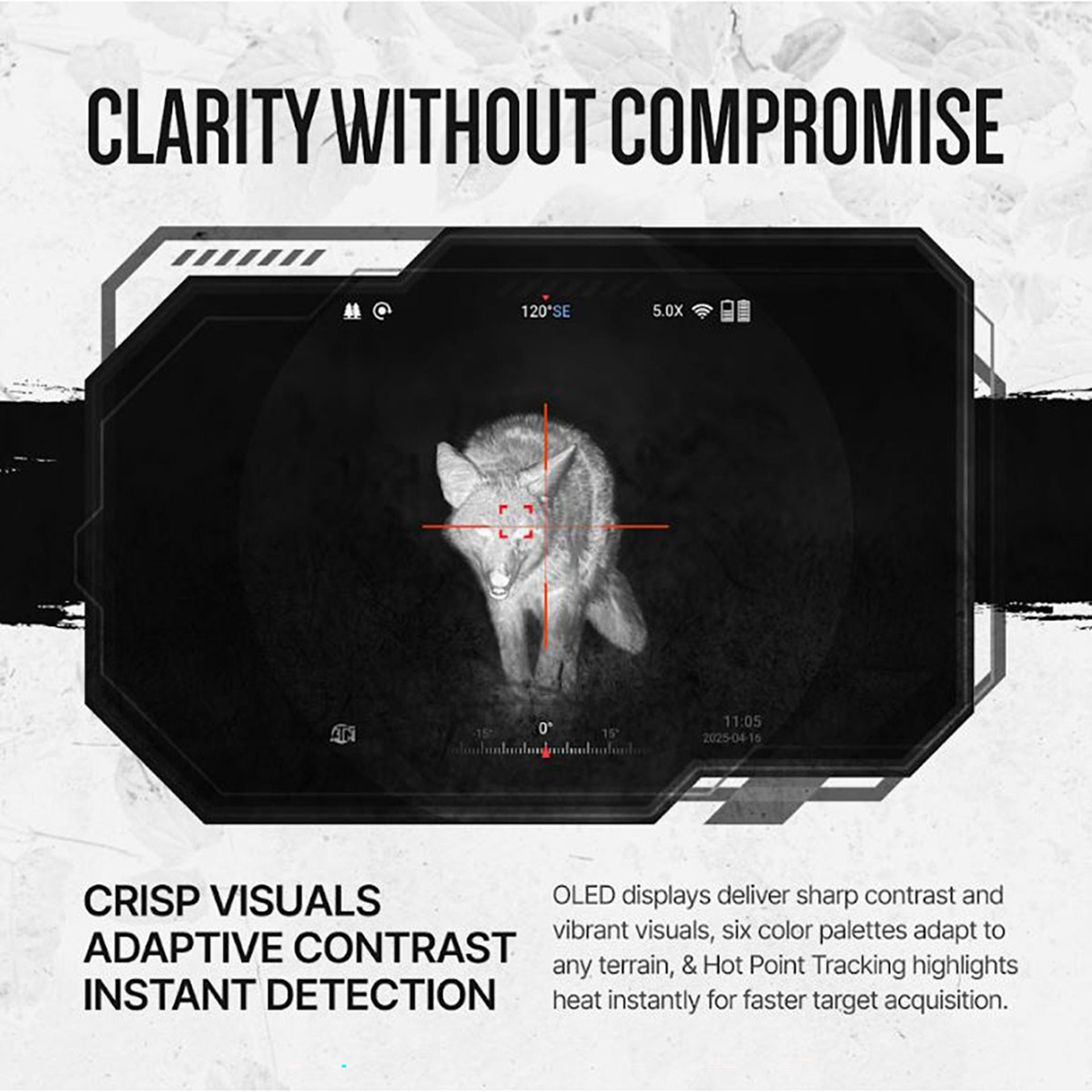 ThOR 6 Mini 2-16x 256×192 Res Compact Thermal Rifle Scope