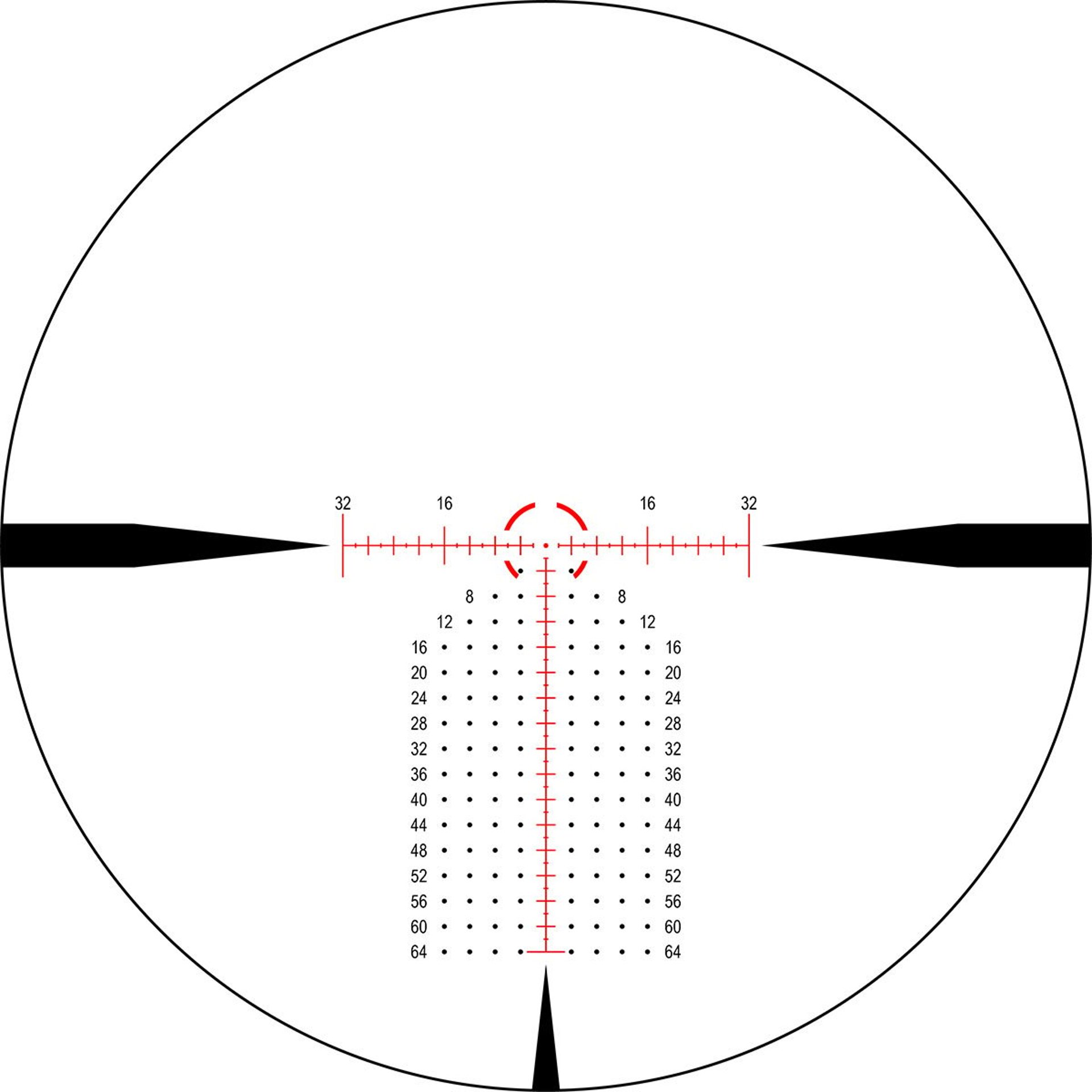 NX6 2-12x42mm FFP Illuminated FC-MRx (MOA) Reticle Black