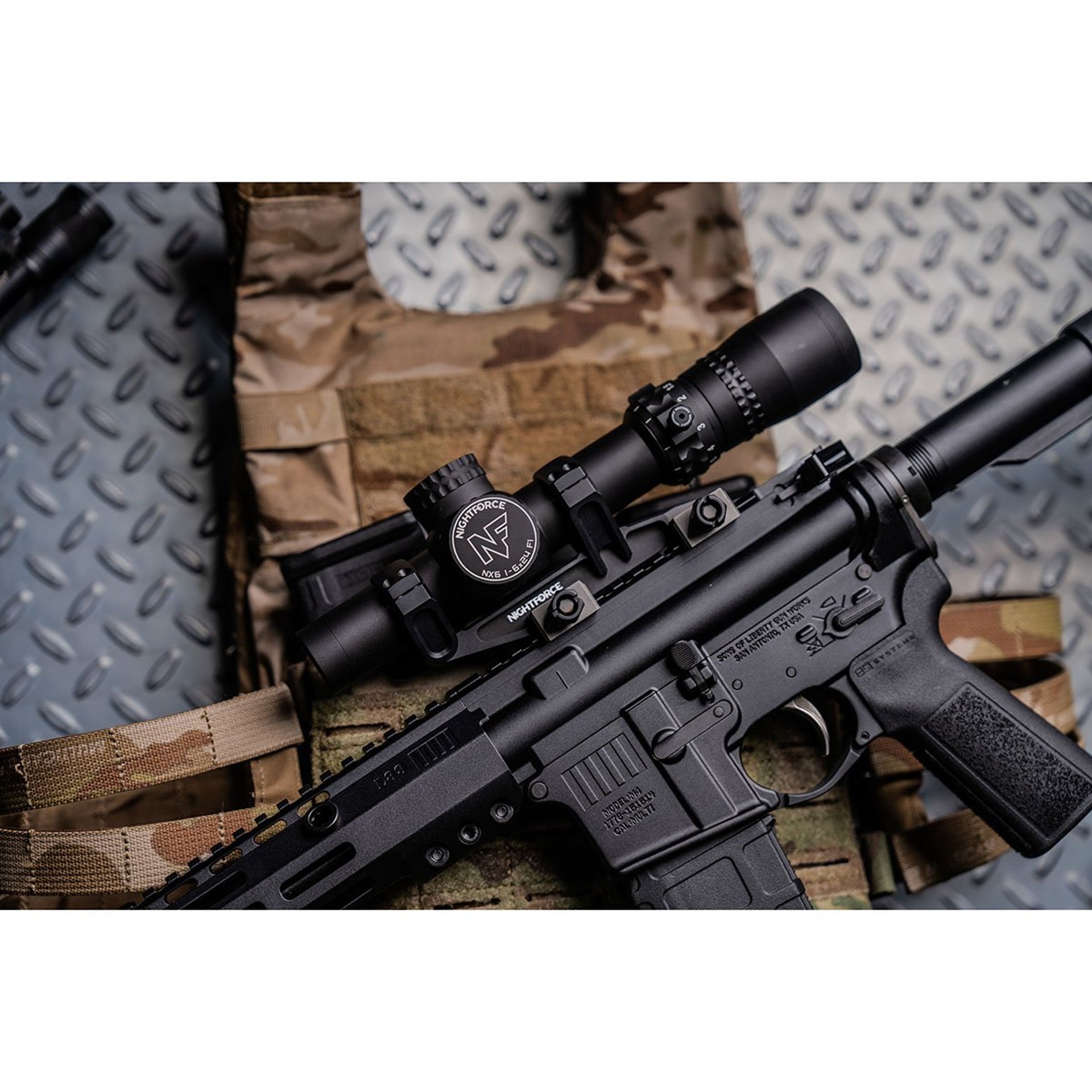 NX6 1-6x24mm SFP Illuminated FC-6C Reticle Black