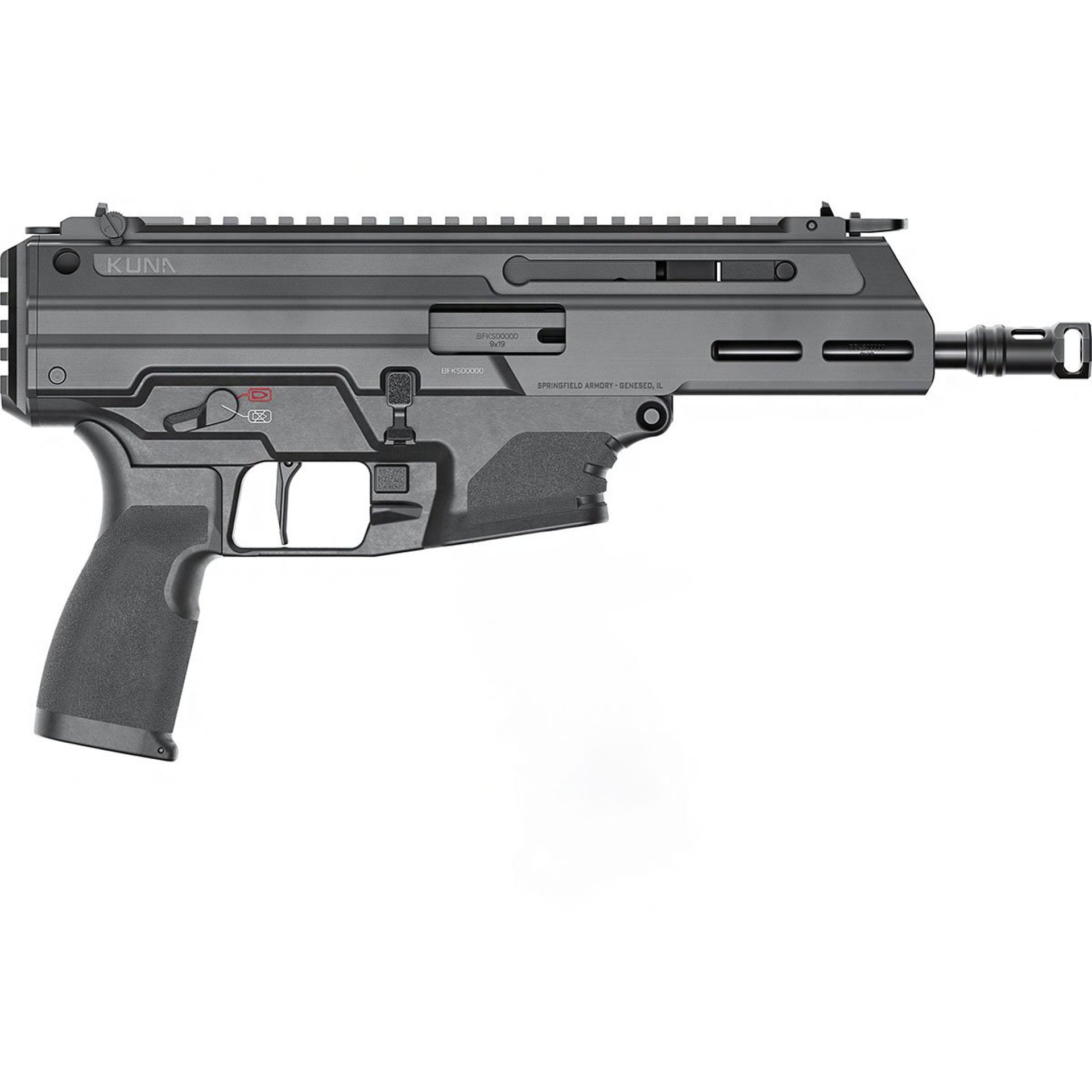 Kuna 9mm Luger 6.125" BBL (2)10RD Mags Black