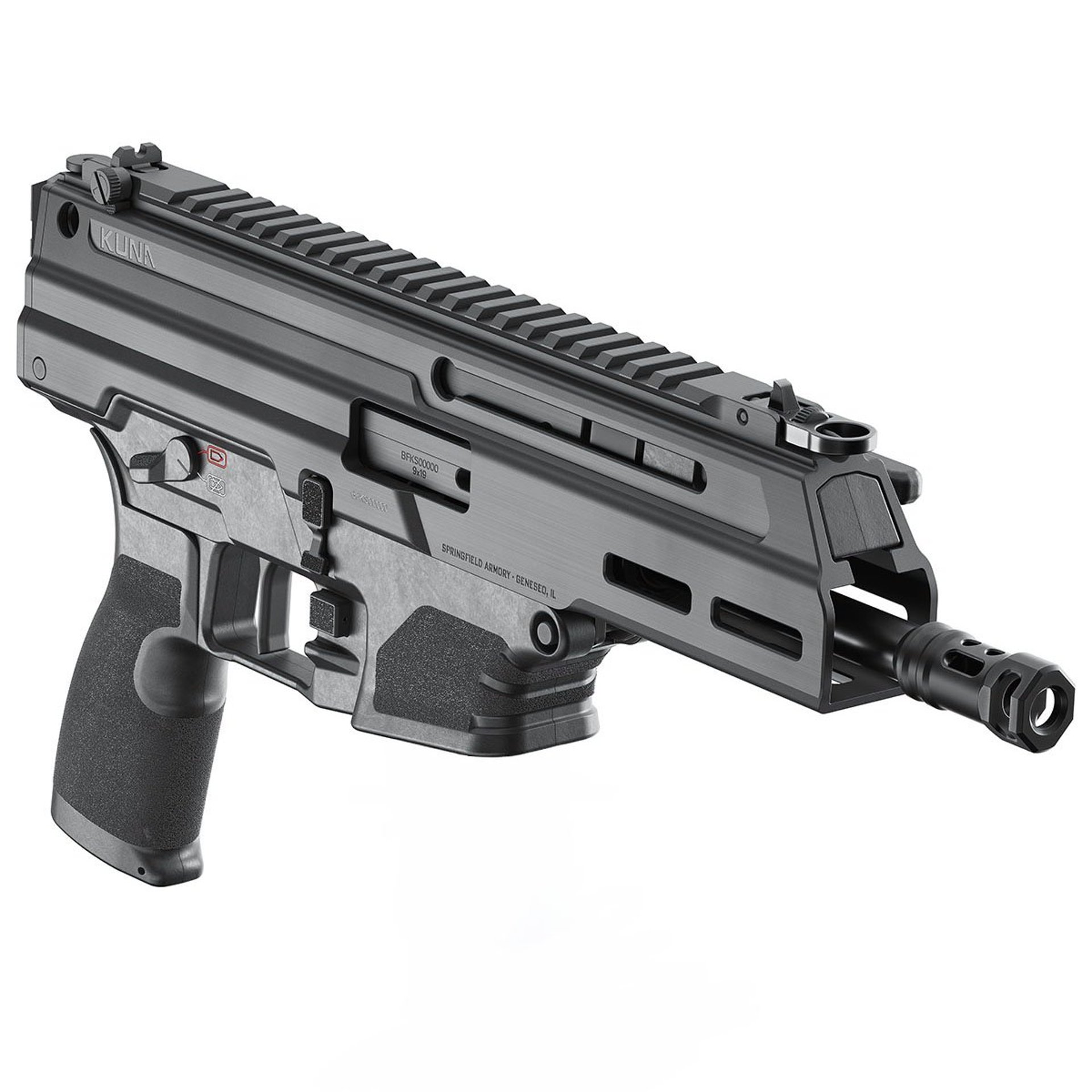 Kuna 9mm Luger 6.125" BBL (2)10RD Mags Black