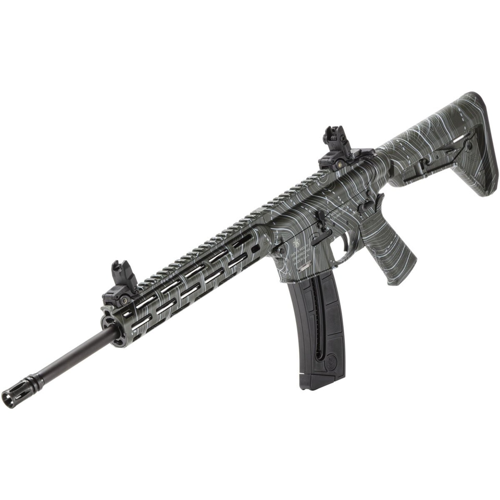M&P 15-22 Sport 22LR 16.5"BBL (1)25RD Mag ODG Topo Finish
