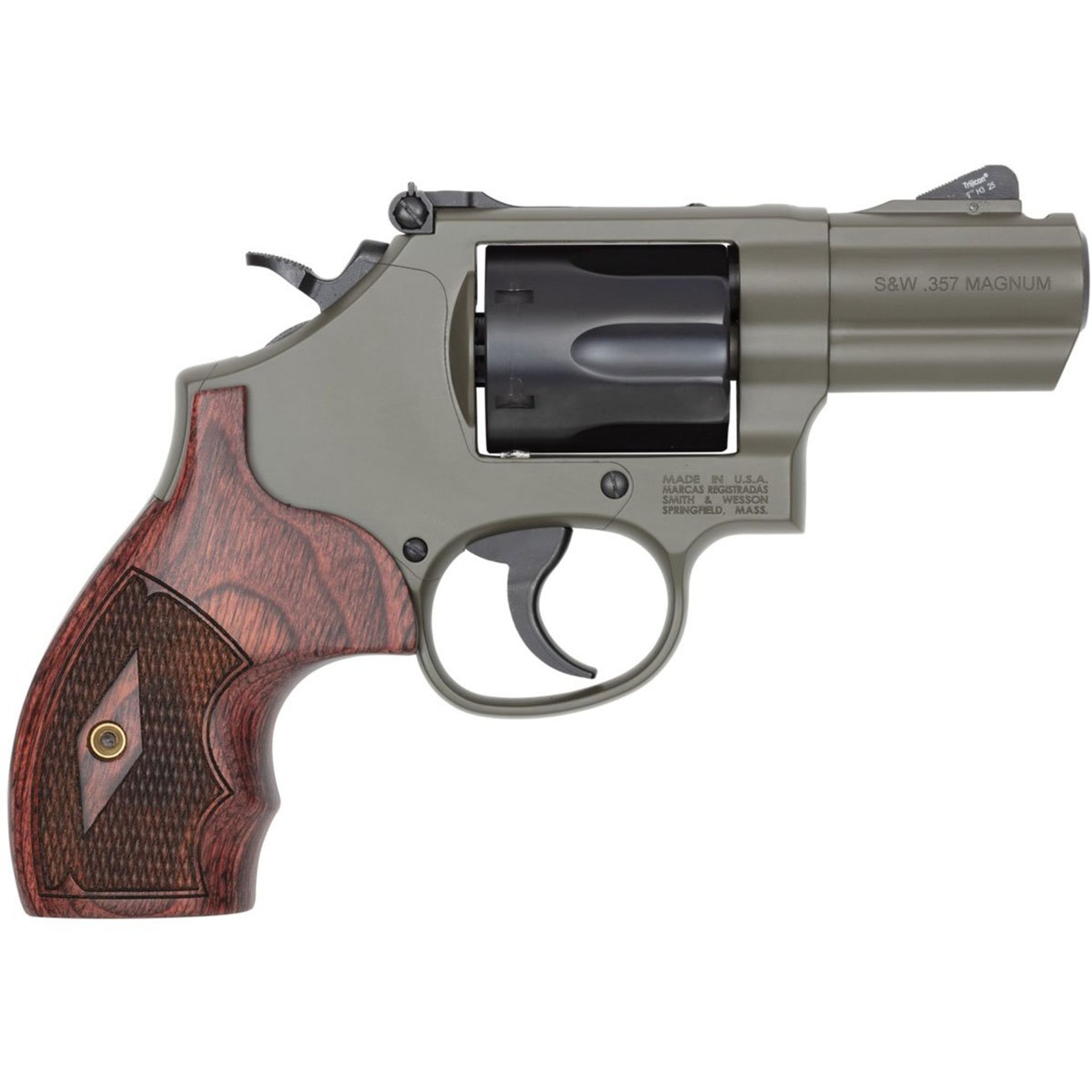 Model 19 Carry Comp K-Frame 357 Mag 2.5” BBL 6RD Moss