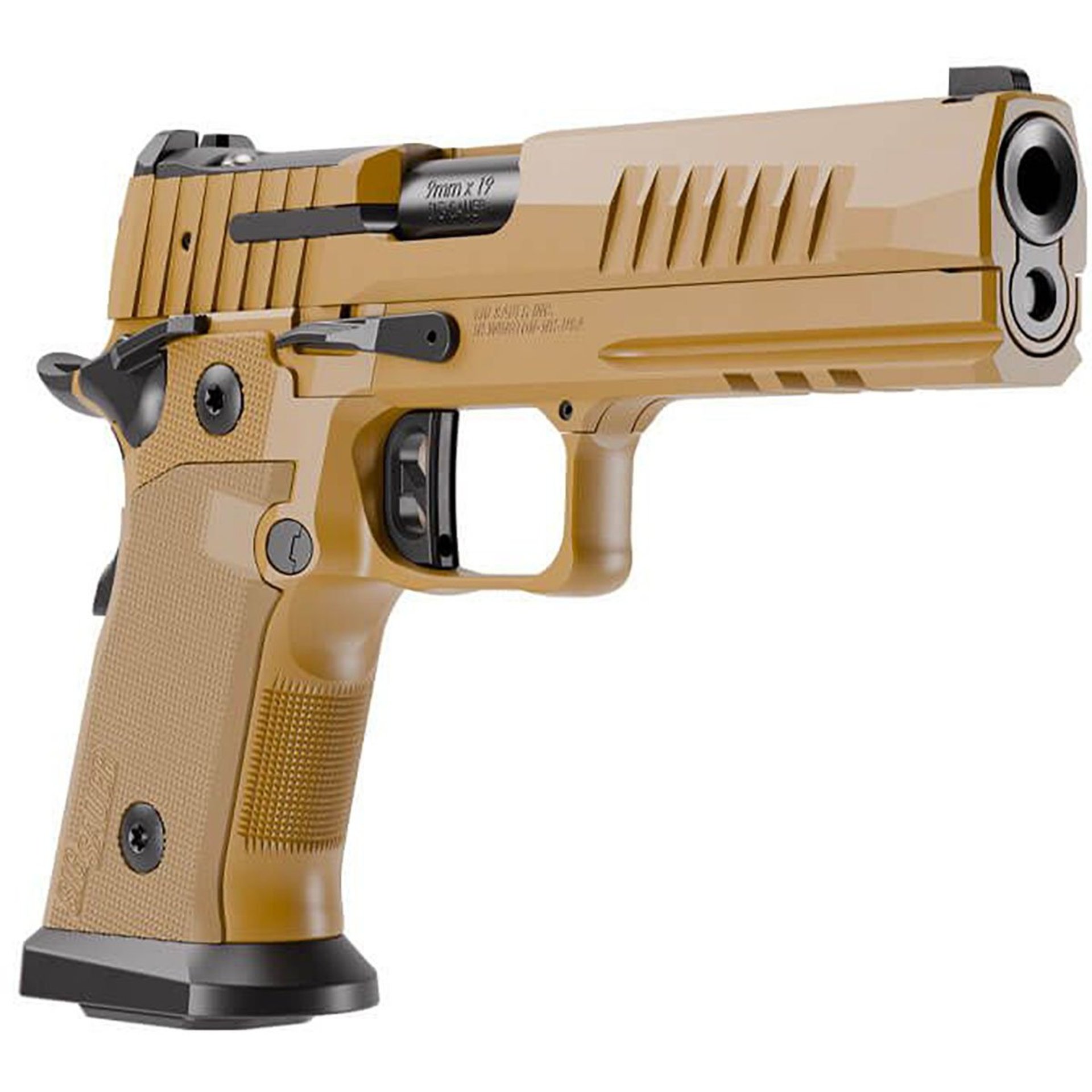 P211-GT5 9mm Luger 5"BBL Opt Rdy (1)17RD(2)21RD Mags Coyote