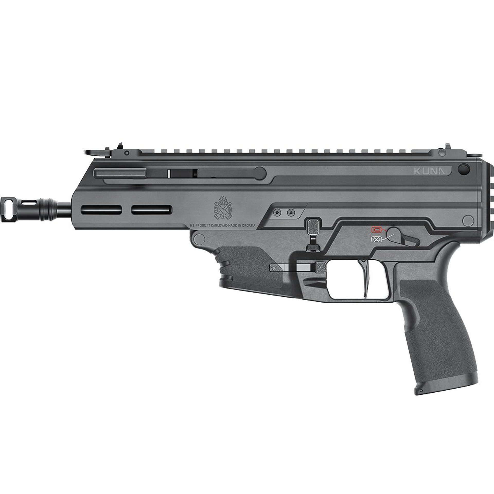 Kuna 9mm Luger 6.125" BBL (2)10RD Mags Black