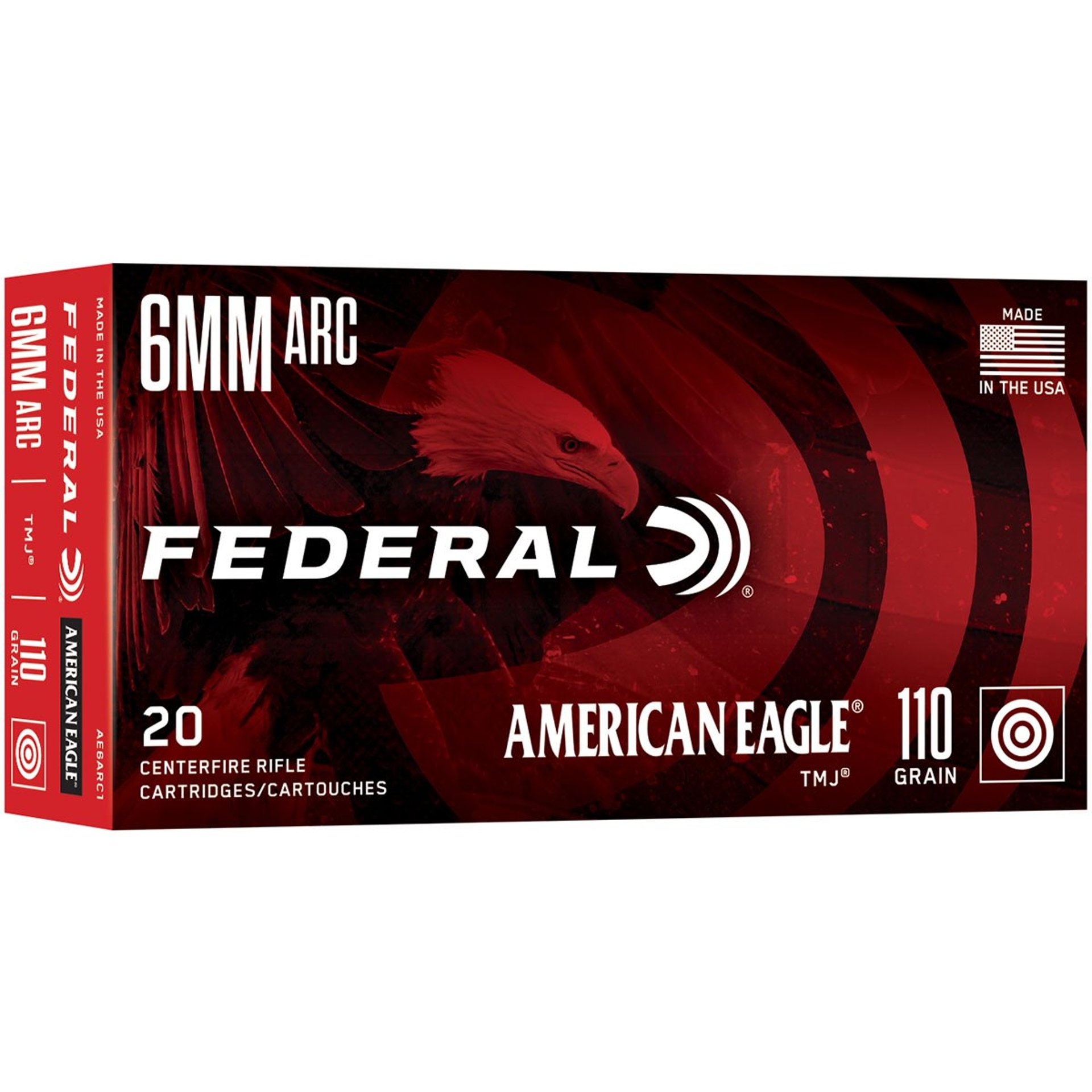 American Eagle 6mm ARC 110gr TMJ 2600 FPS 20/Box