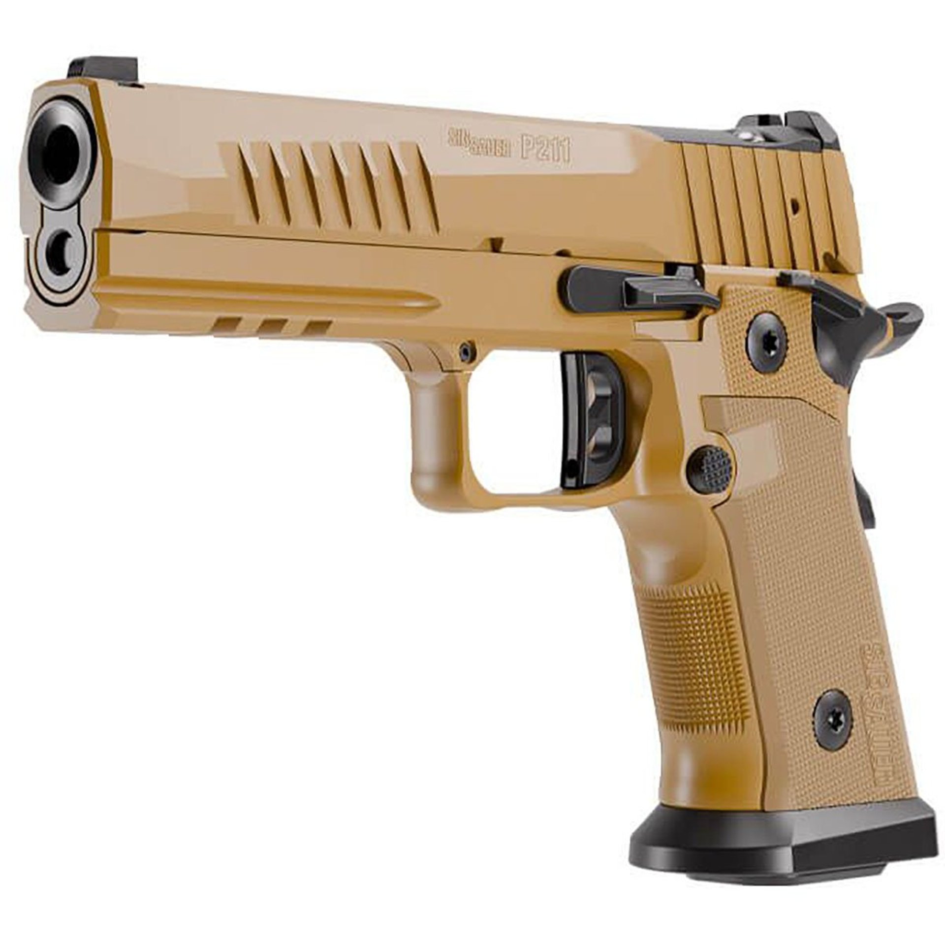 P211-GT5 9mm Luger 5"BBL Opt Rdy (1)17RD(2)21RD Mags Coyote