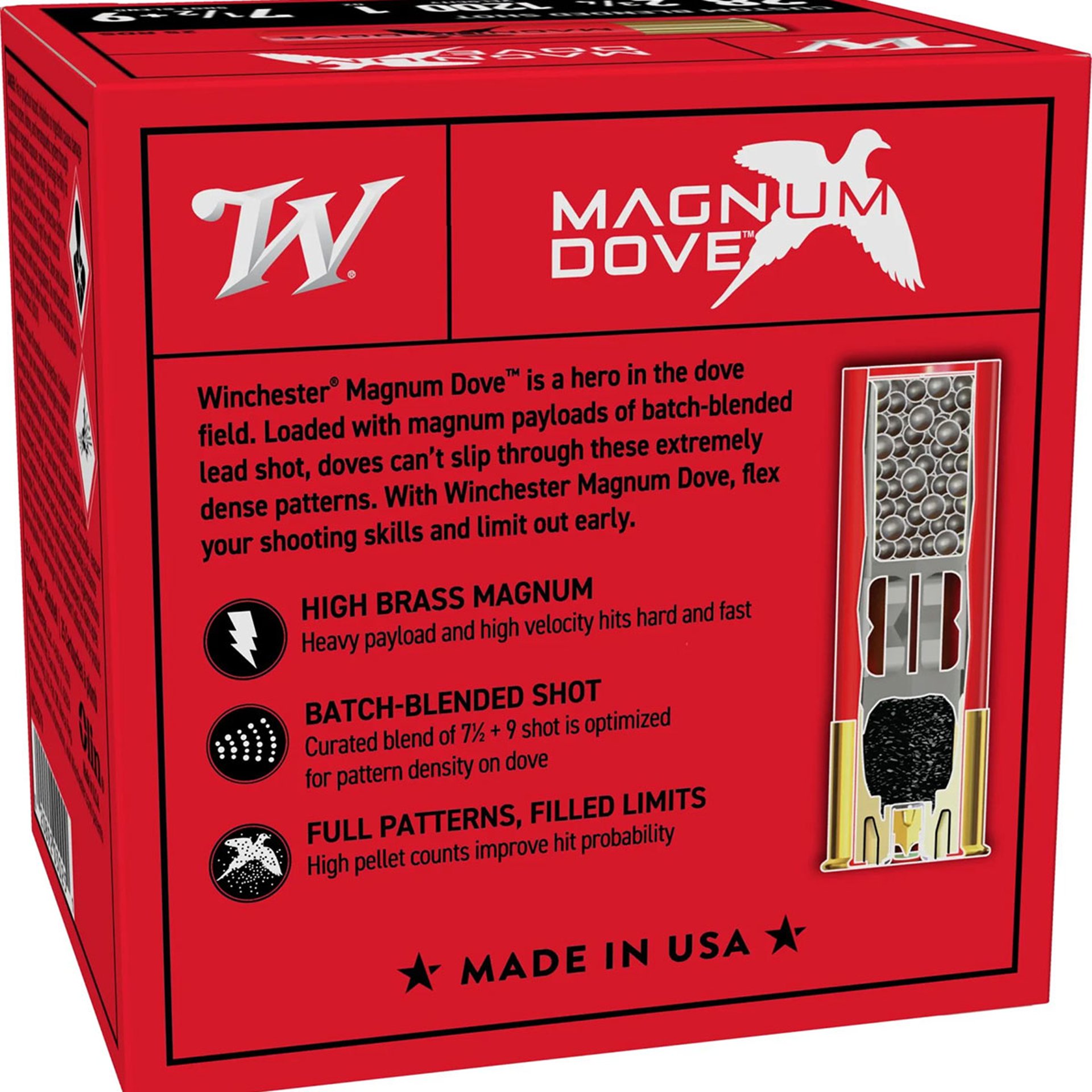 Magnum Dove 28GA 2-3/4" 1oz #7.5 & #9 Shot 1200 FPS 25/Box