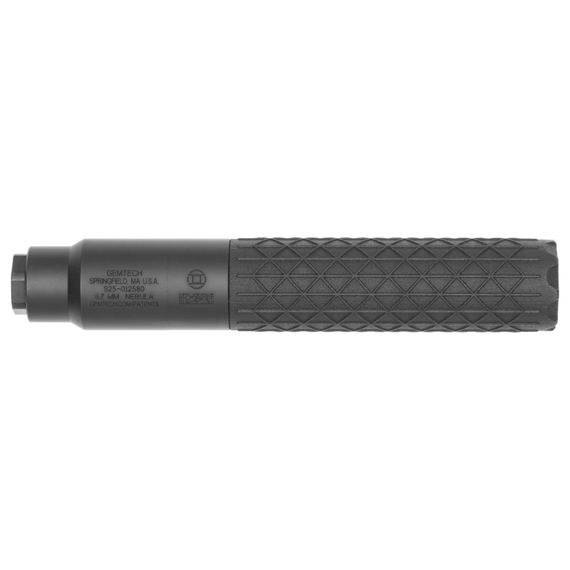 Nebula 5.7x28mm 1/2x28 Direct Thread Suppressor Black