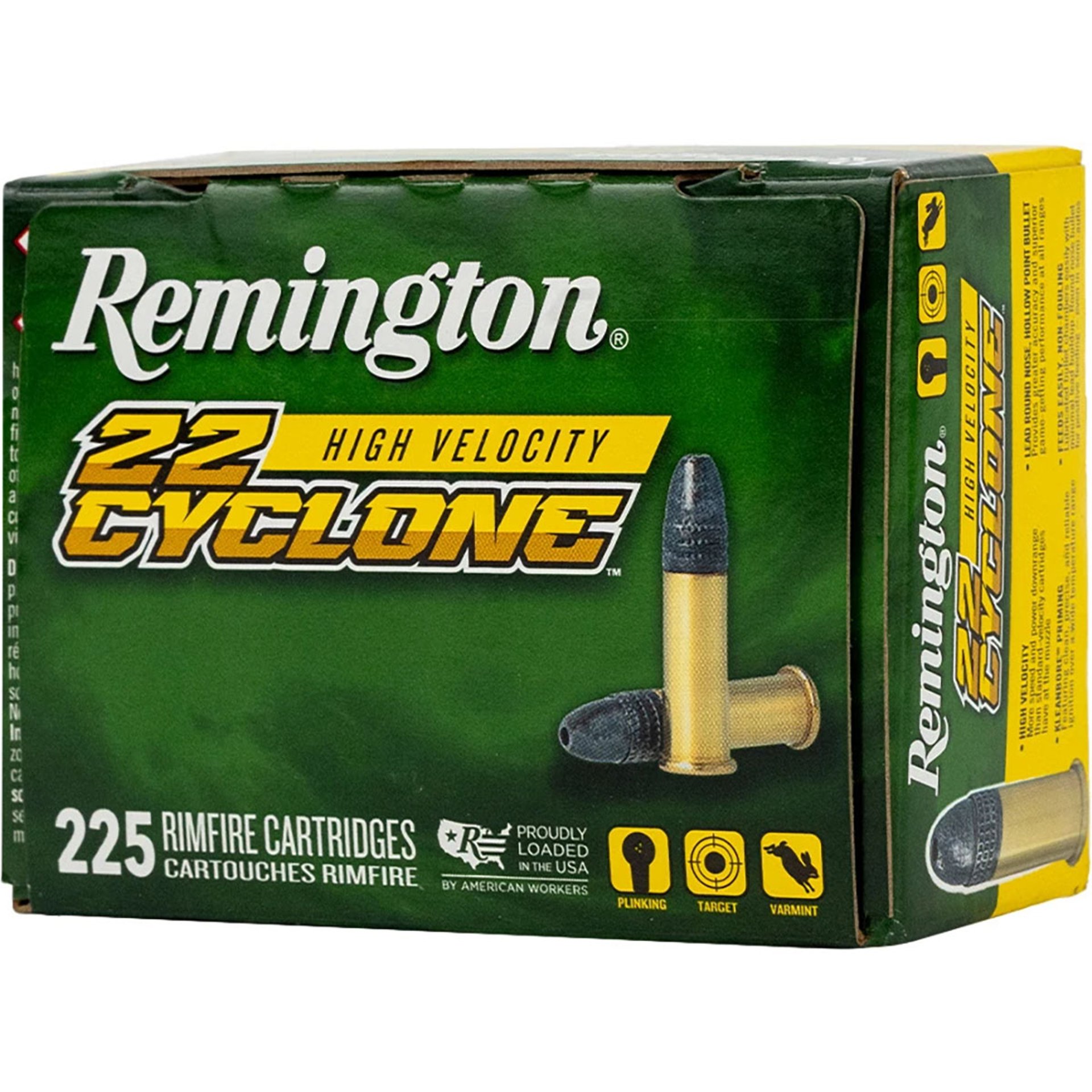 22 Cyclone 22LR 36gr Lead HP 1280 FPS 225/Box