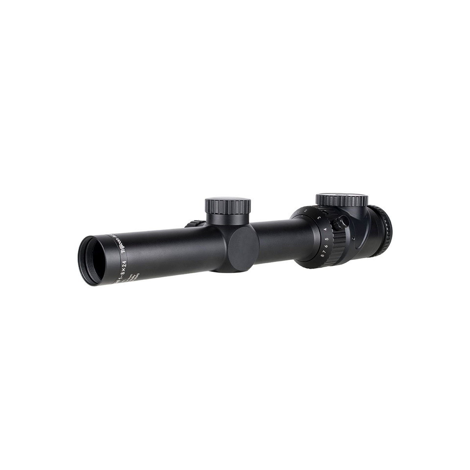Accupoint 1-8x24mm SFP Red Triangle Post Reticle BLK