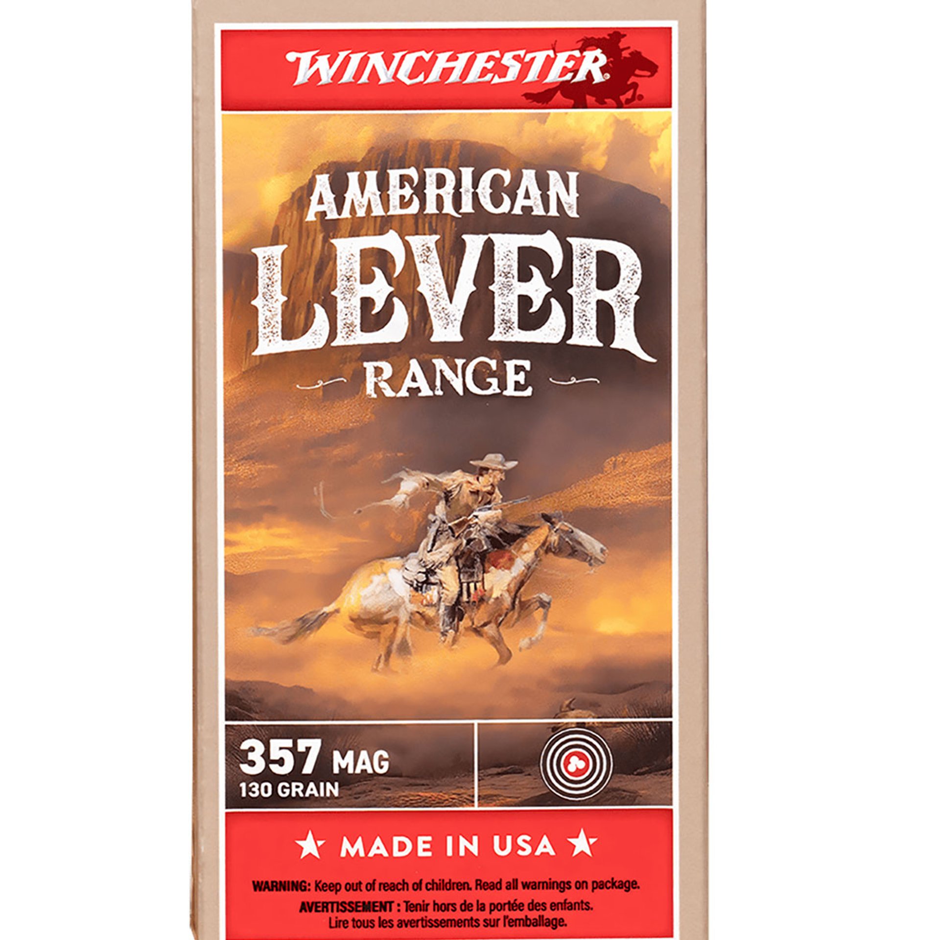 American Lever Range 357 MAG 130gr FMJ 50/Box