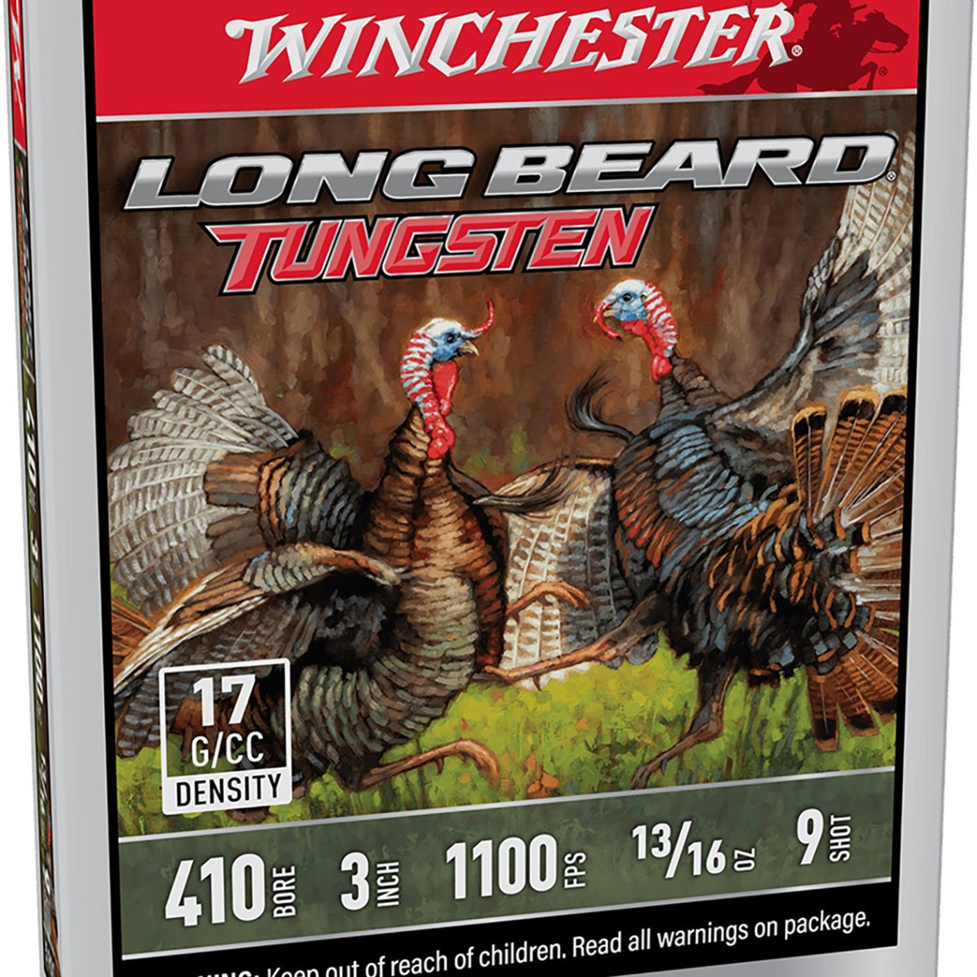 Long Brd Tungsten 410 Bore 3" 13/16oz #9 Shot 1100 FPS 5/Box
