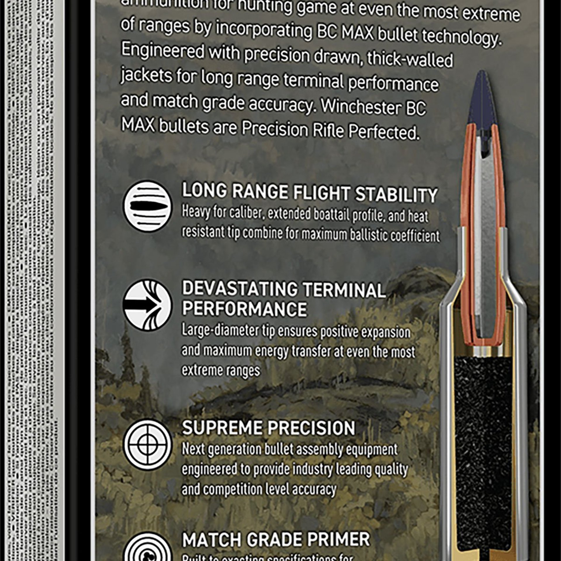 Supreme Long Range 6.5 PRC 140gr BC Max 20/Box