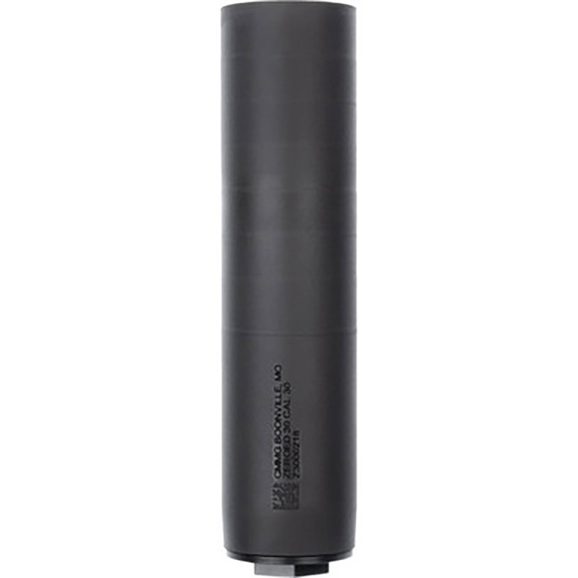 Zeroed 36 9mm/36 Caliber Direct Thread Suppressor Black