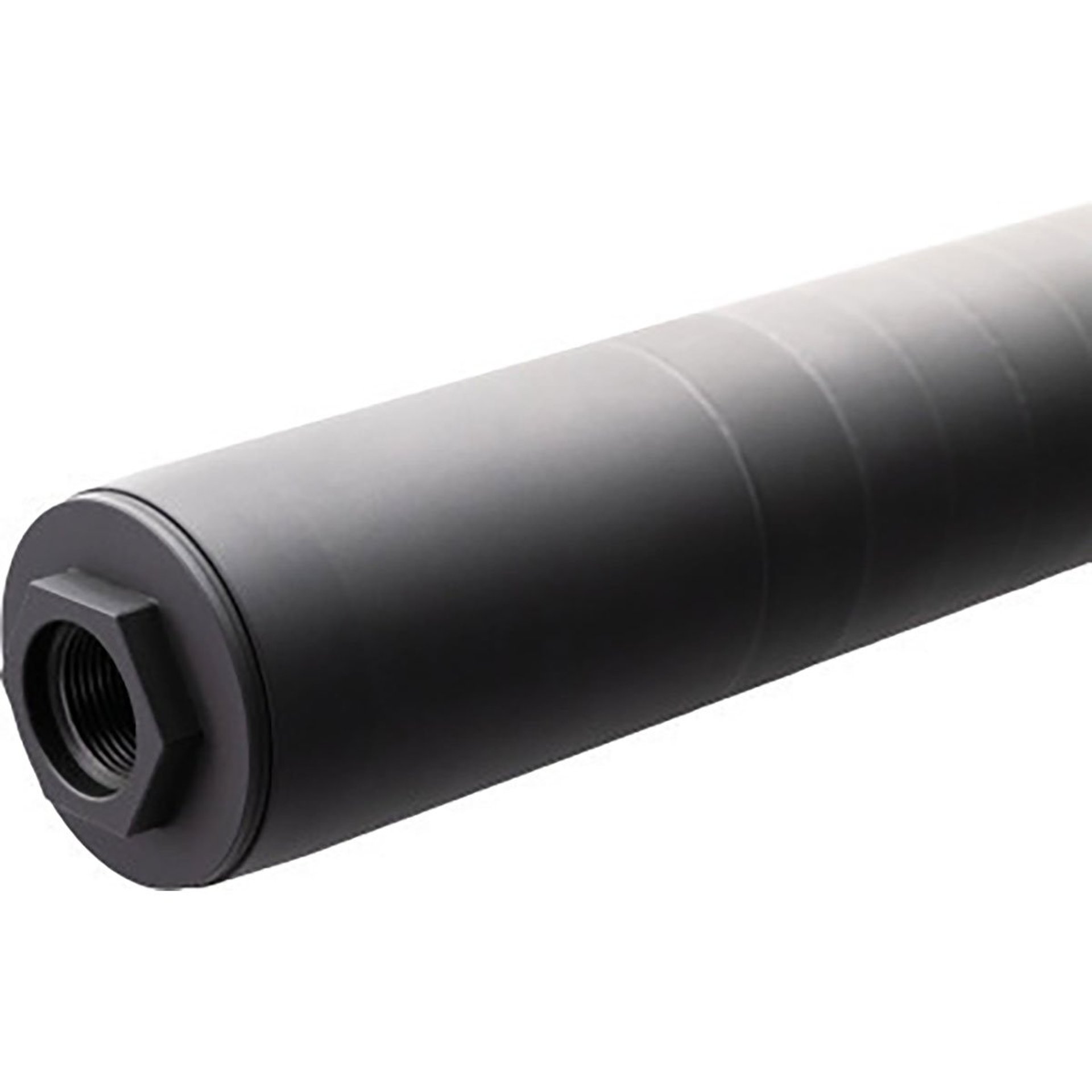 Zeroed 556 .22 Caliber Direct Thread Suppressor Black