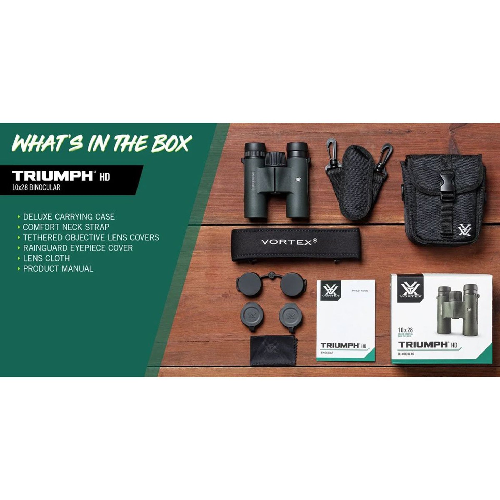 Triumph HD 10x28 Binocular