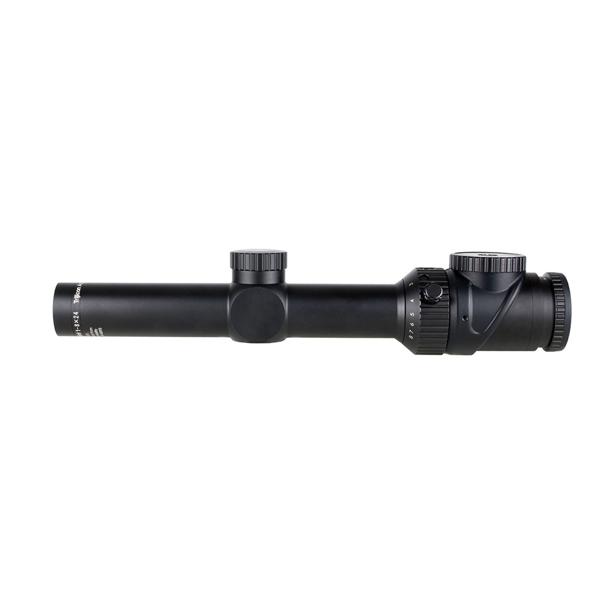 Accupoint 1-8x24mm SFP Red Triangle Post Reticle BLK