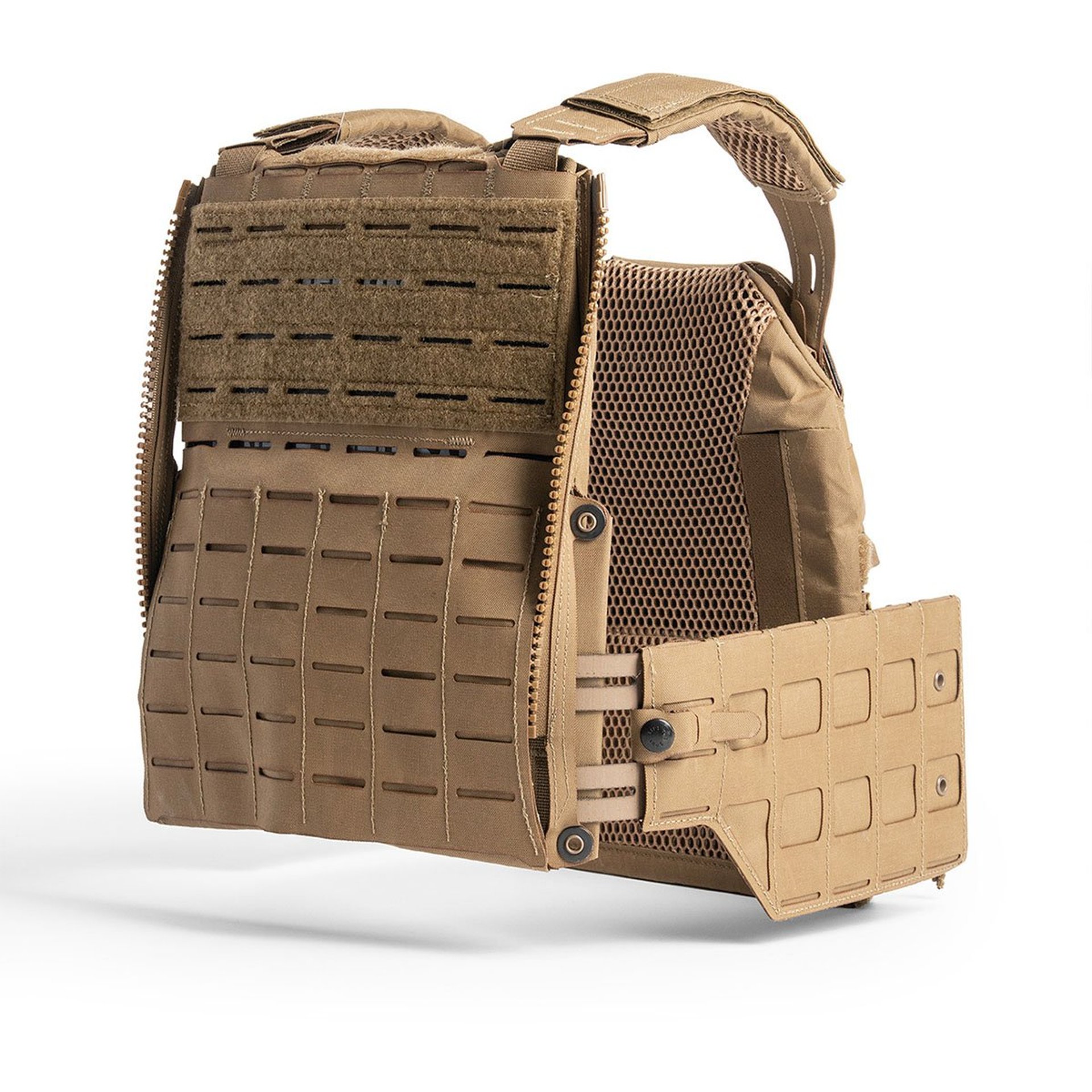 LV-120 Plate Carrier Kit - Large Coyote Brown