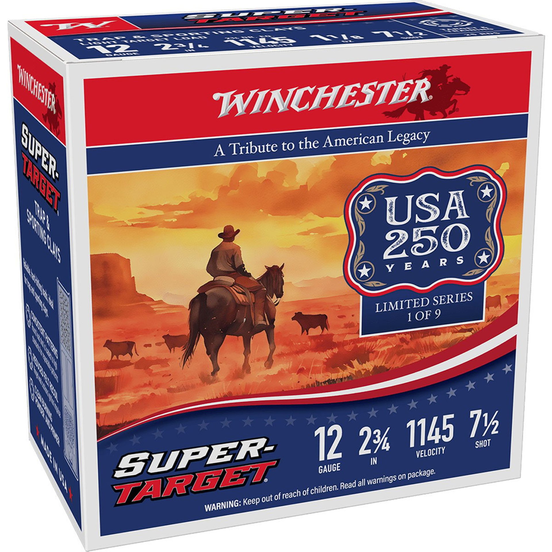 Super Target 12 Gauge 2-3/4" 1-1/8 oz #7.5 Shot 25/Box