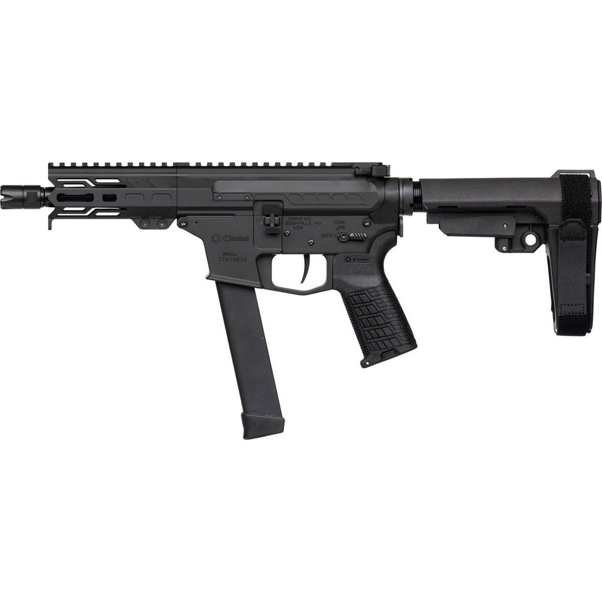 MkGs Banshee 9mm Luger 5"BBL 1/2x28"(1)33RD Mag Black