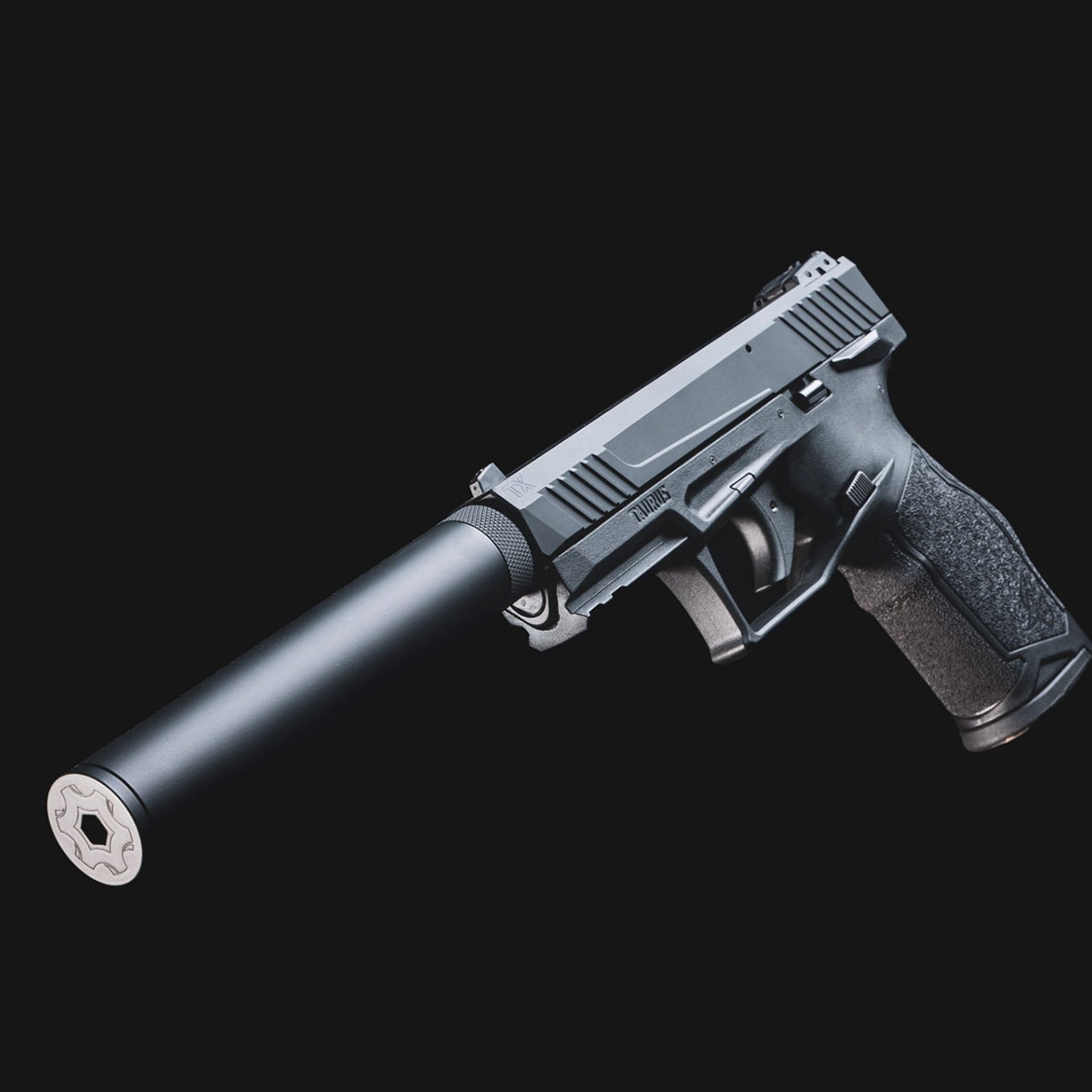 Zeroed 22 .22 Long Rifle Direct Thread Suppressor Black