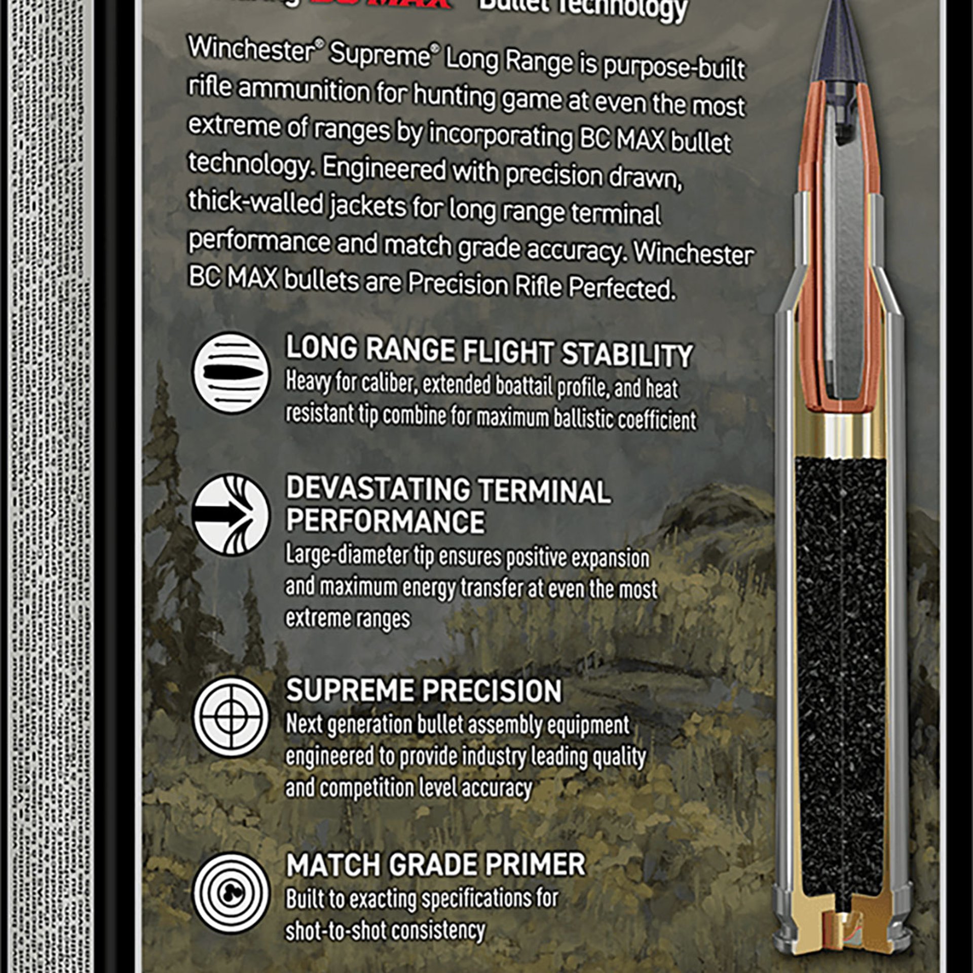 Supreme Long Range 300 Win Mag 195gr BC Max 20/Box