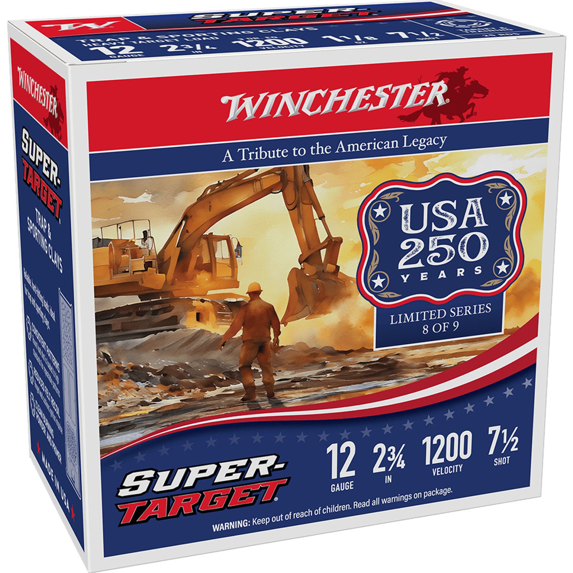 Super Target 12 Gauge 2-3/4" 1-1/8 oz #7.5 Shot 25/Box