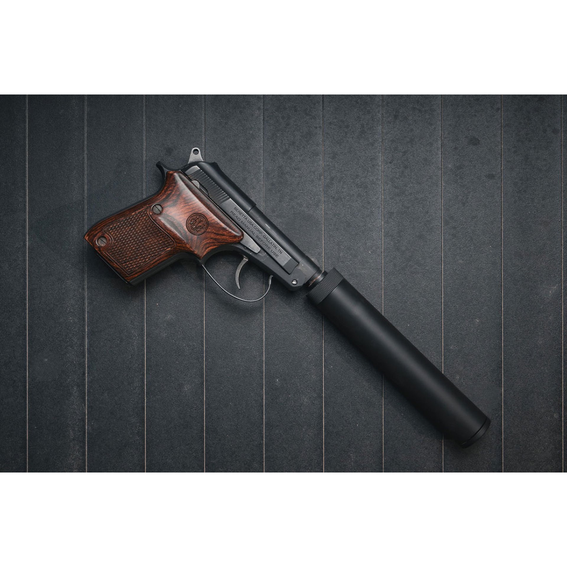 Zeroed 22 .22 Long Rifle Direct Thread Suppressor Black