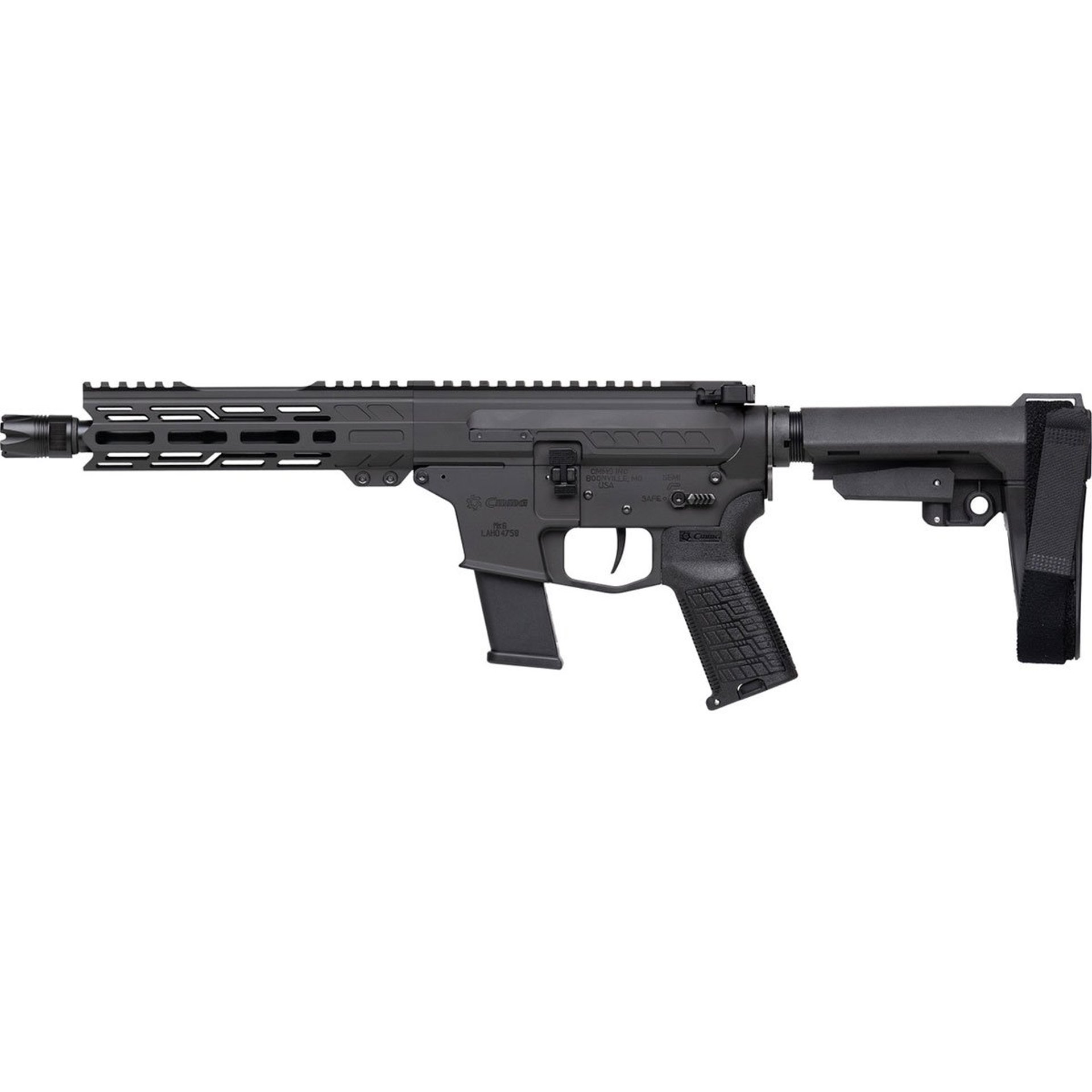 MkG Banshee 45 ACP 8"BBL 1/2x28"(1)13RD Mag Black