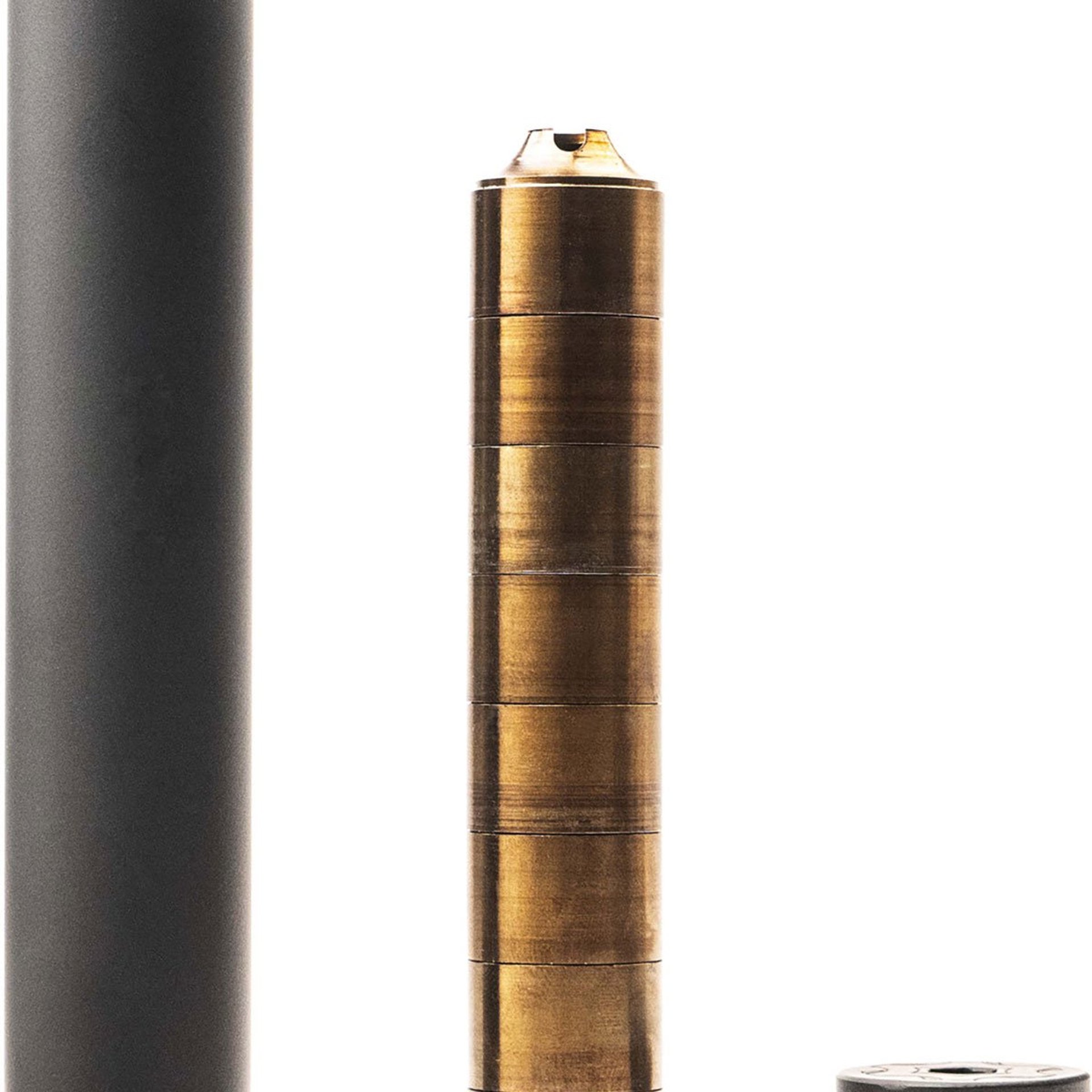 Zeroed 22 .22 Long Rifle Direct Thread Suppressor Black