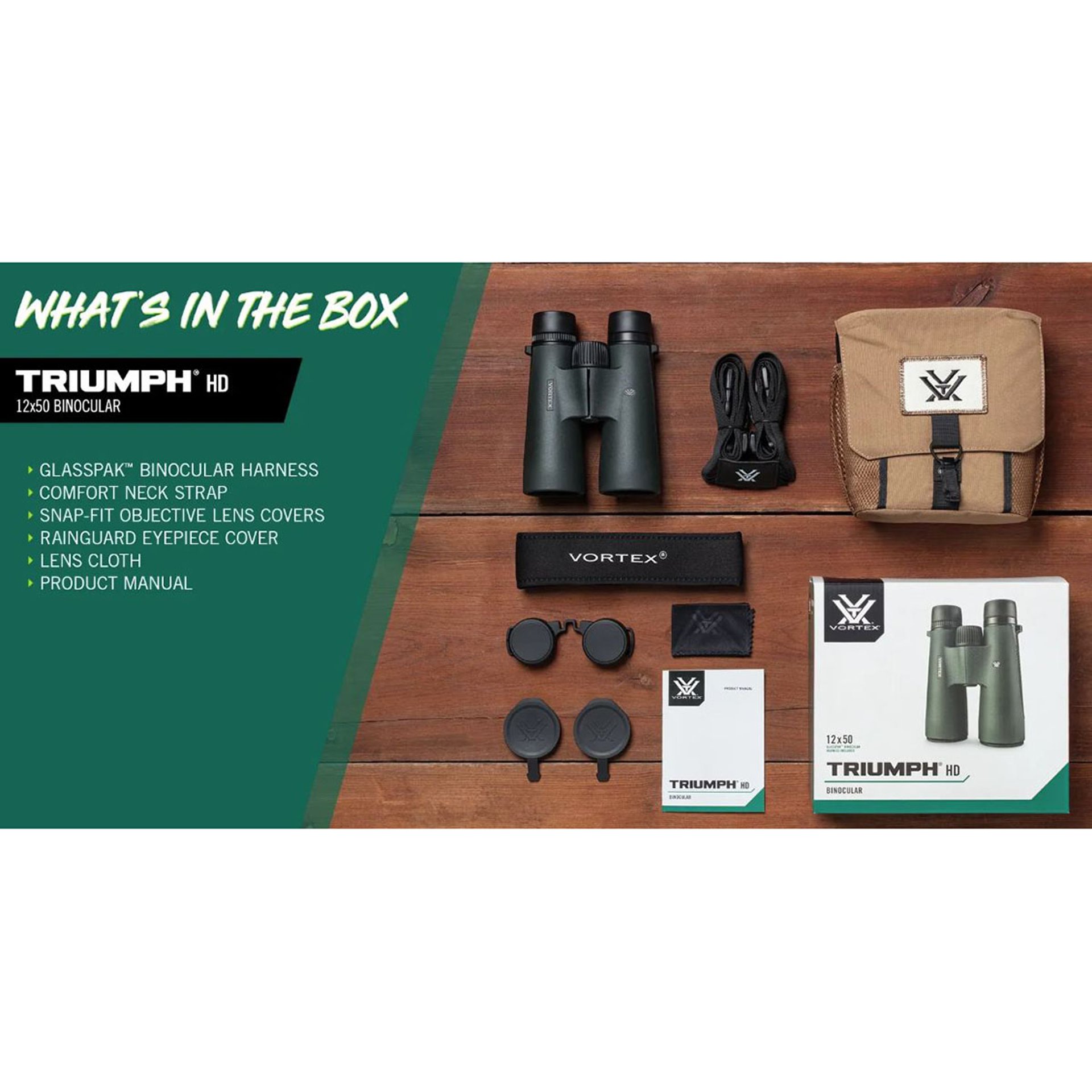 Triumph HD 12x50 Binocular
