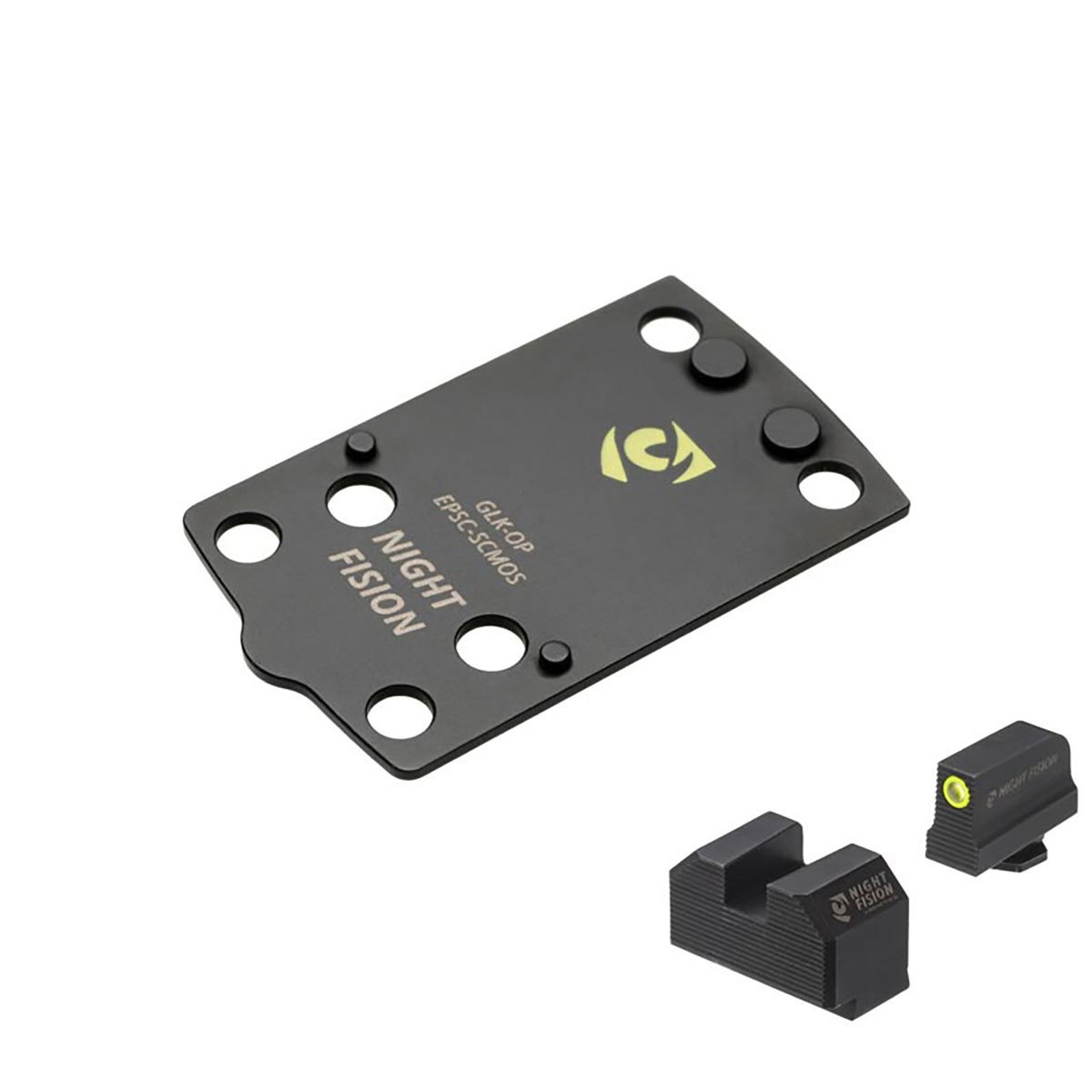 Optic Plate EPS Carryw/Tritium Front Sight for Glock 43X MOS