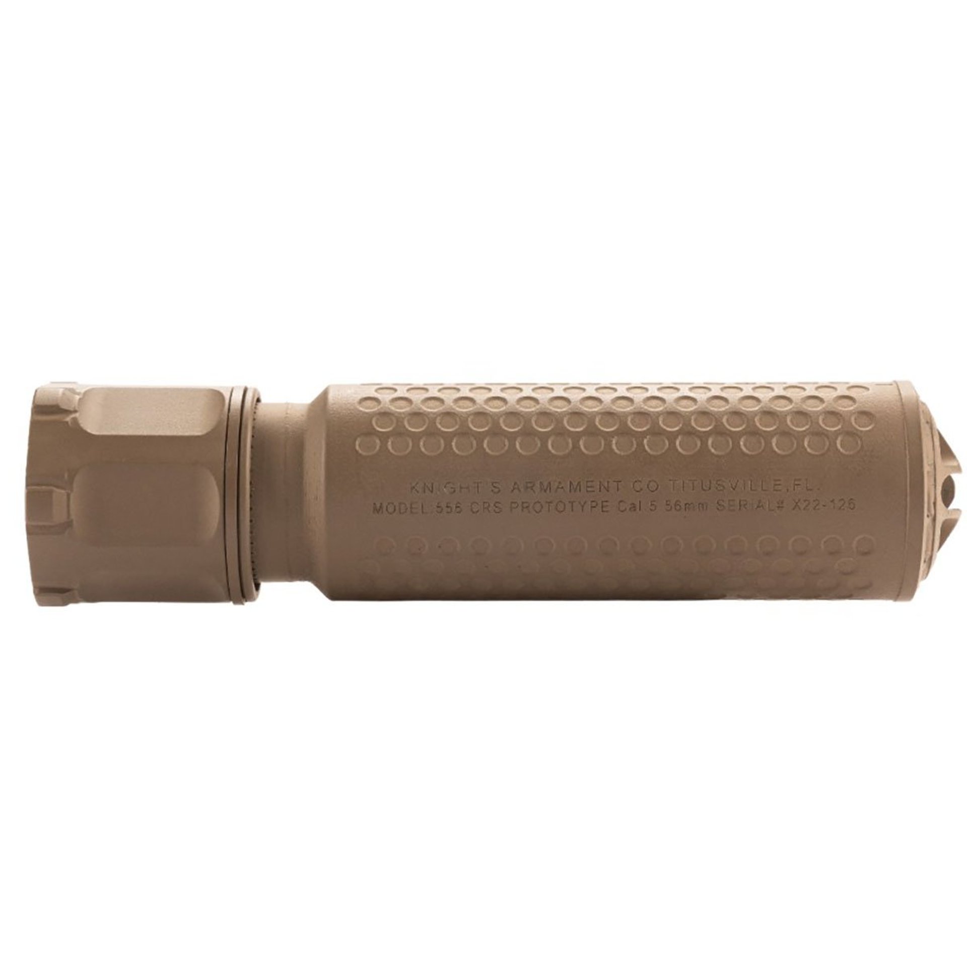 5.56 CRS-1 5.56mmx45 NATO Quick Detach Suppressor FDE