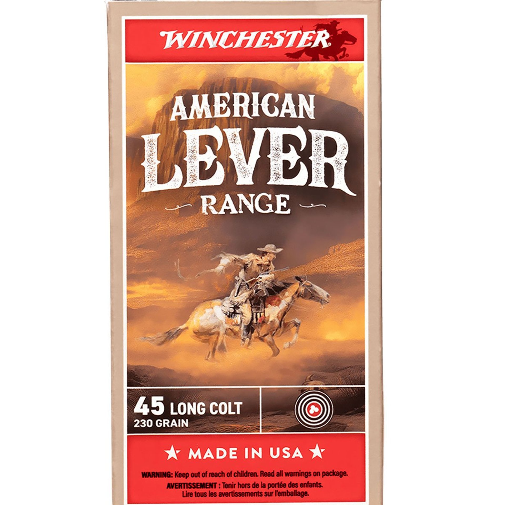American Lever Range 45 Colt 250gr Lead RN 50/Box