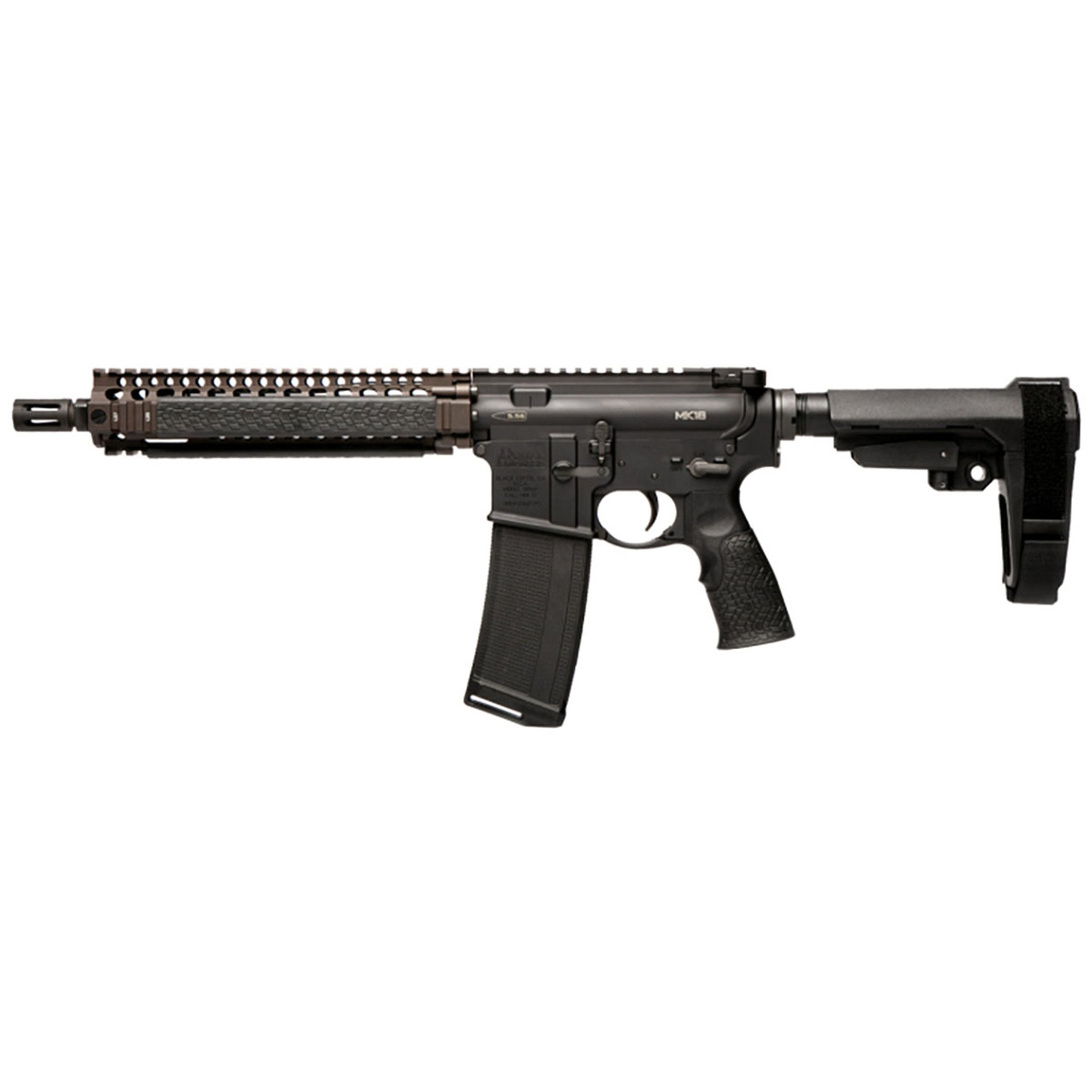 MK18 5.56 NATO 10.3" BBL 1/2x28 (1)32RD Mag Black
