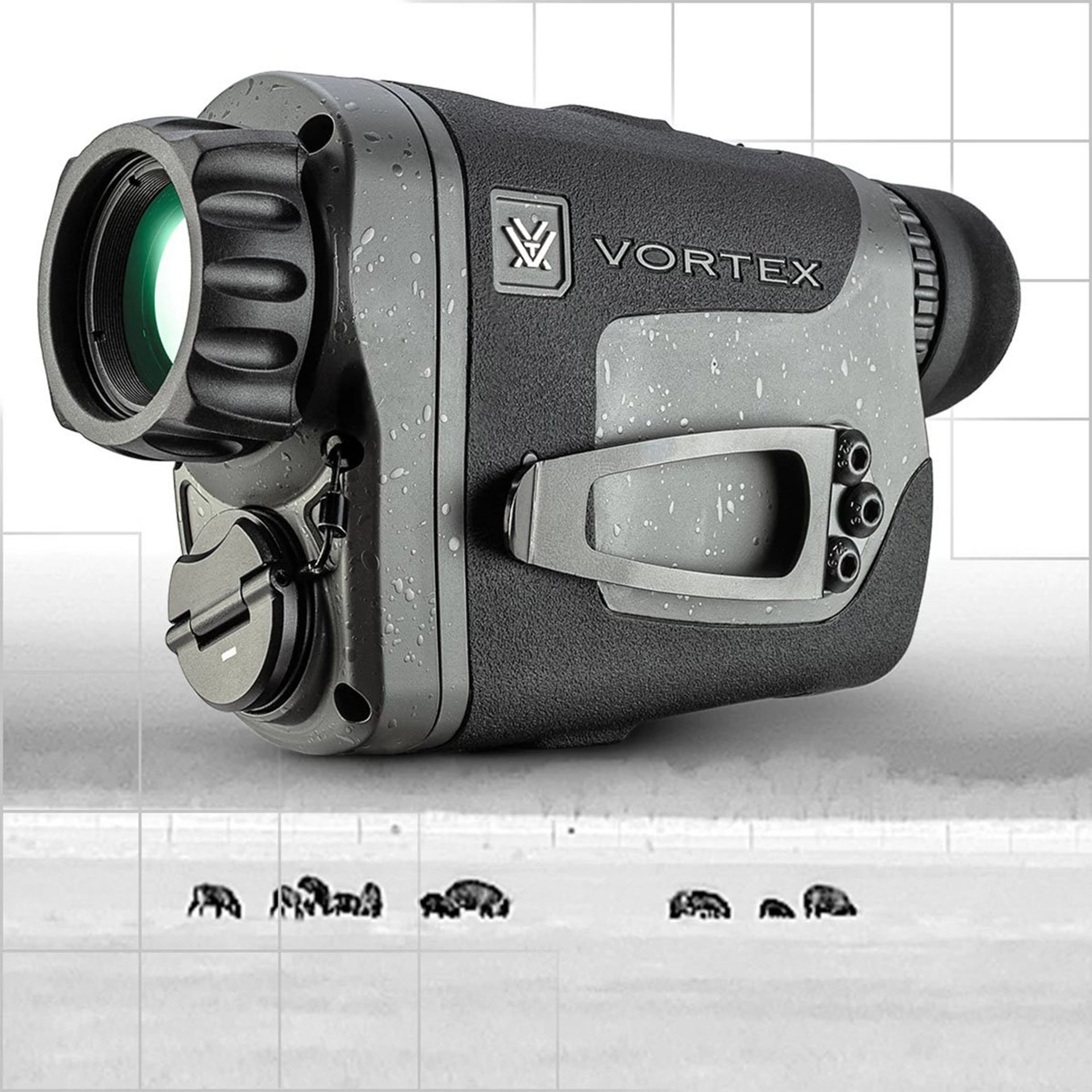 Veil 400 2.3x Mag 400x300 Res Thermal Monocular Black/Green