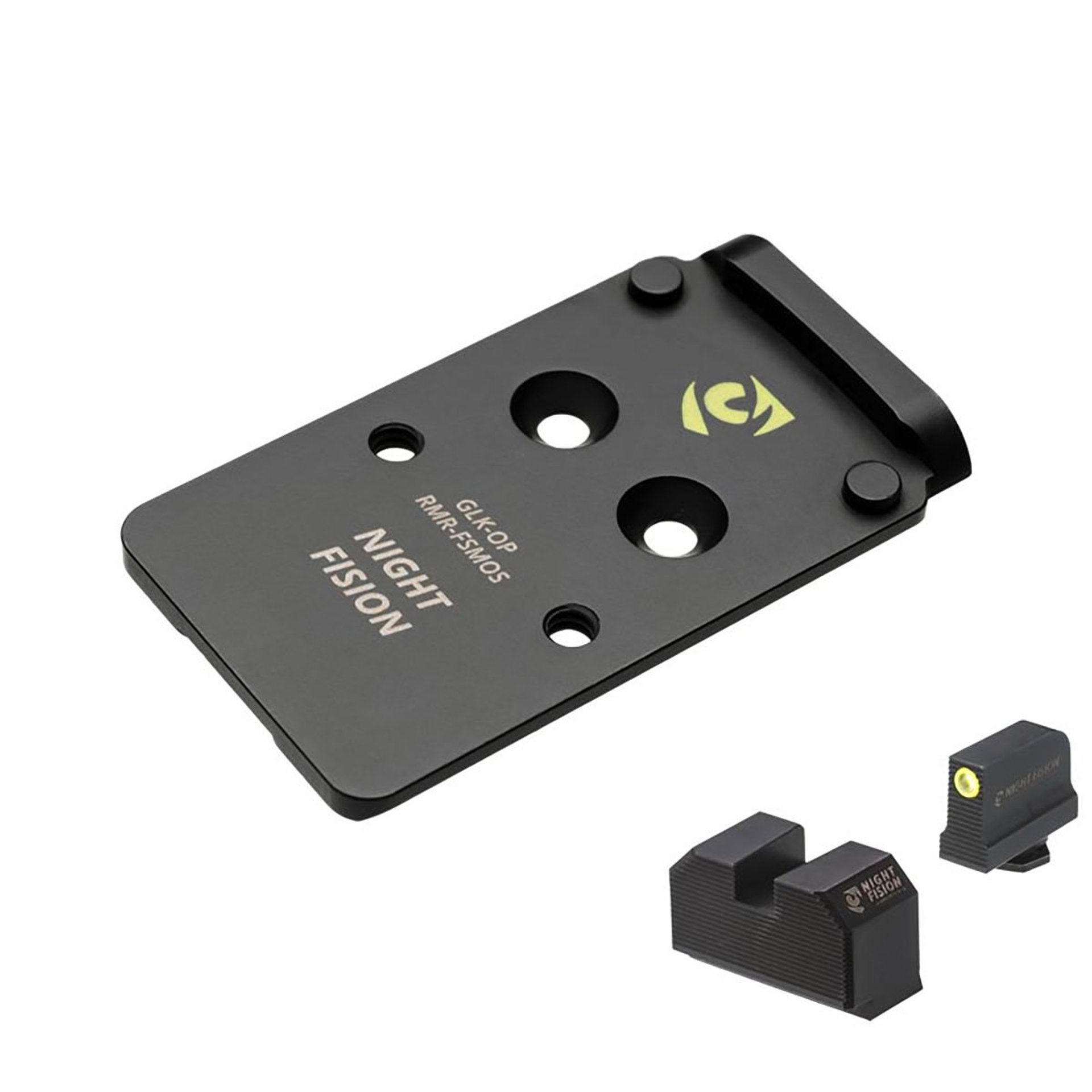 Optic Plate RMR/507c w/Tritium Front Sight for Glock FS MOS