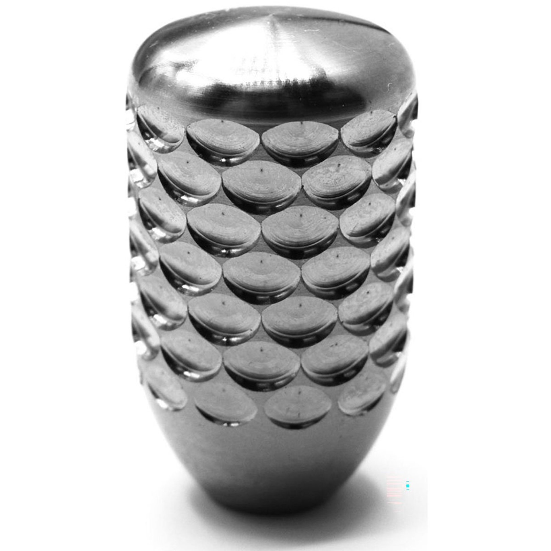 Dragon Scale Short Length Bolt Knob Polished Titanium