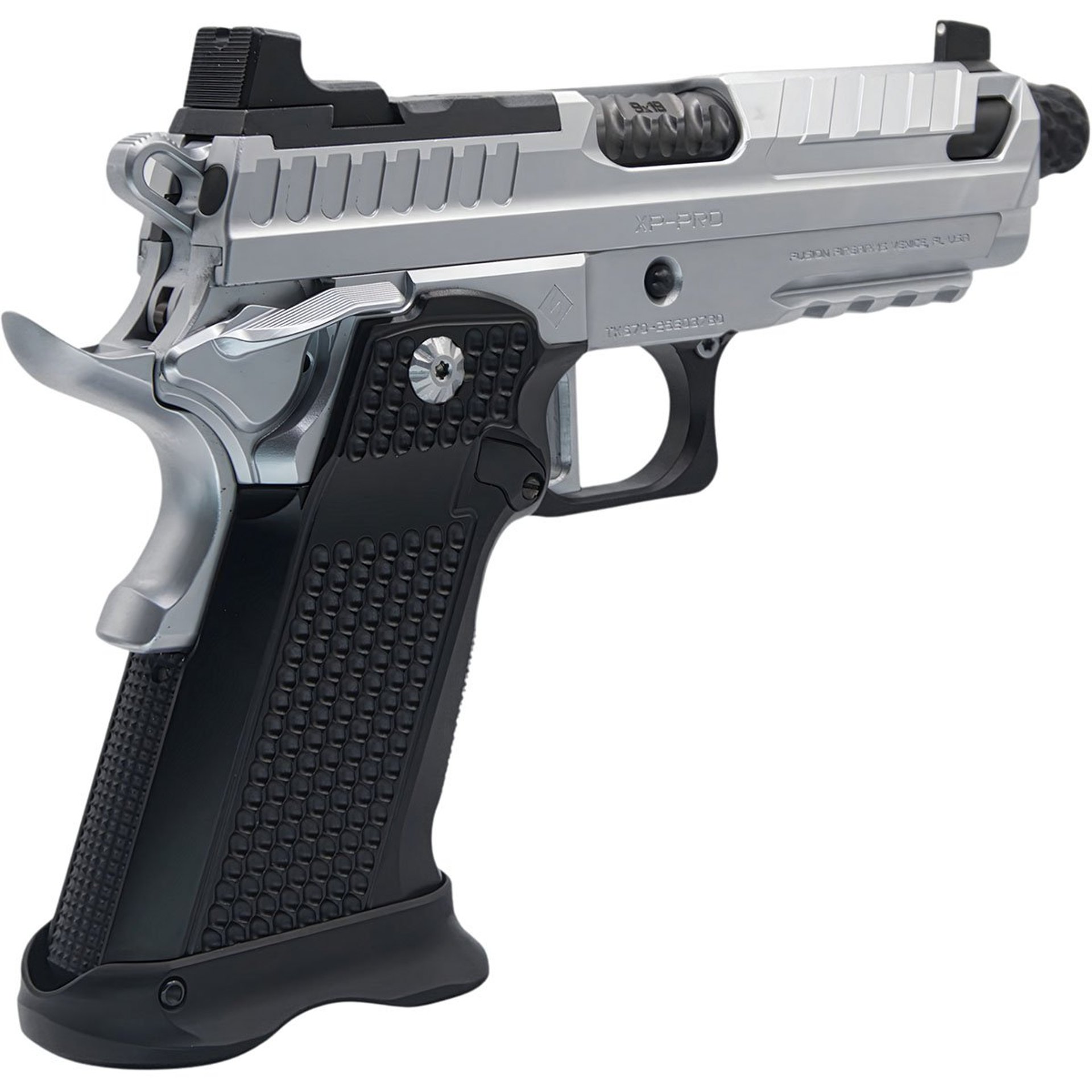 XP Pro 9mm Luger 4"BBL Threaded (2)10RD Mags Chrome