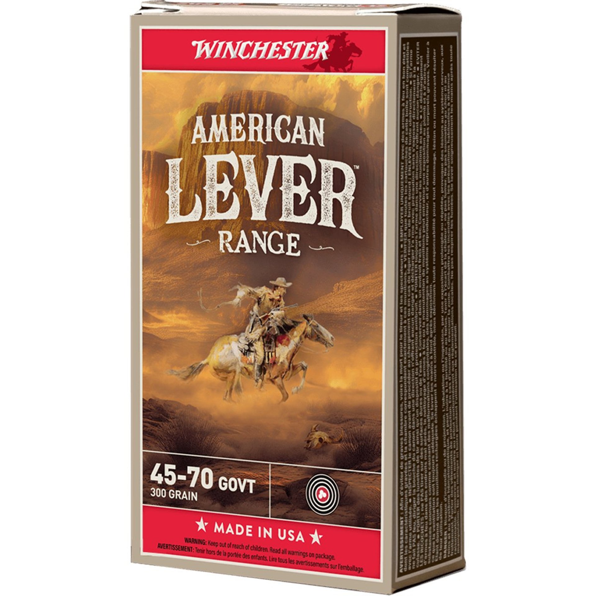 American Lever Range 45-70 Gov 300gr JHP 20/Box