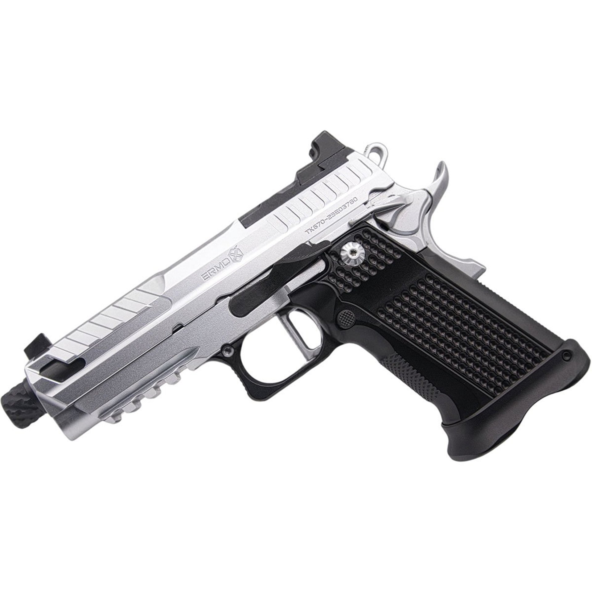 XP Pro 9mm Luger 4"BBL Threaded (2)10RD Mags Chrome