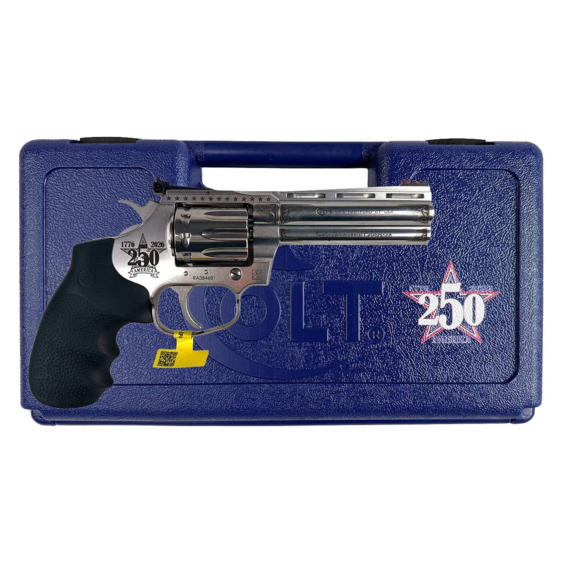 King Cobra 22 Long Rifle 4.25" BBL 10 Shot 250th Anniversary